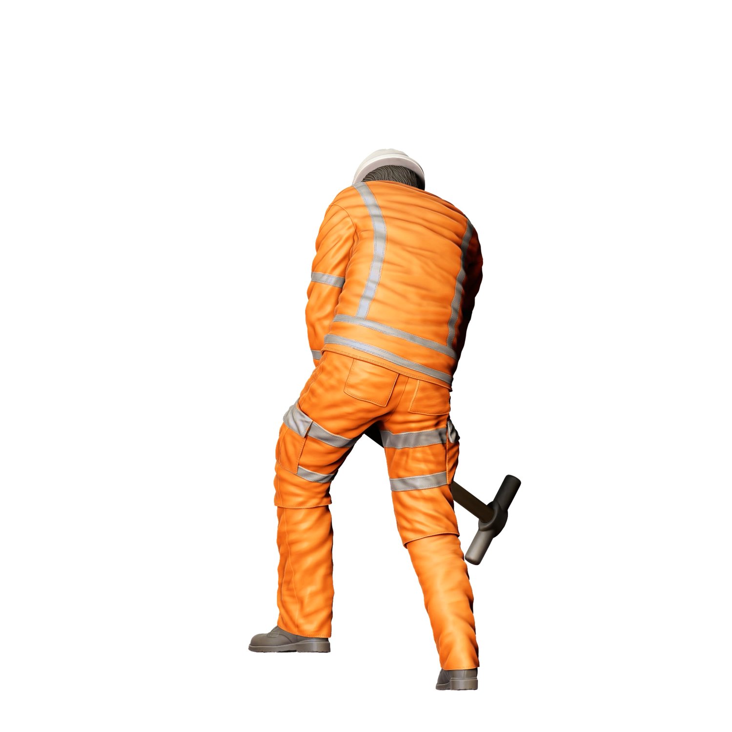3dp Miniatures, N1 Railway Track Worker