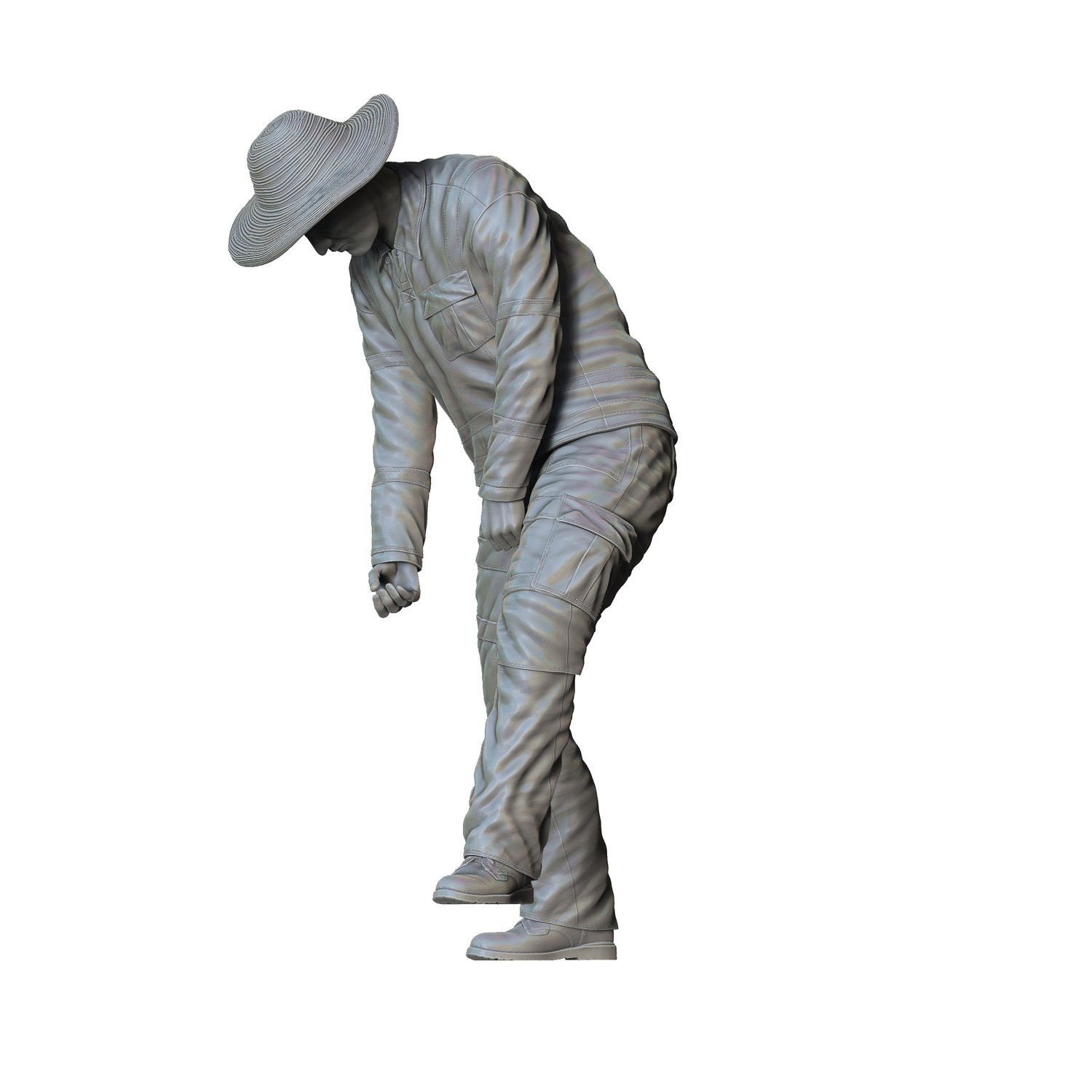 3dp Miniatures, N1 Railway Track Worker