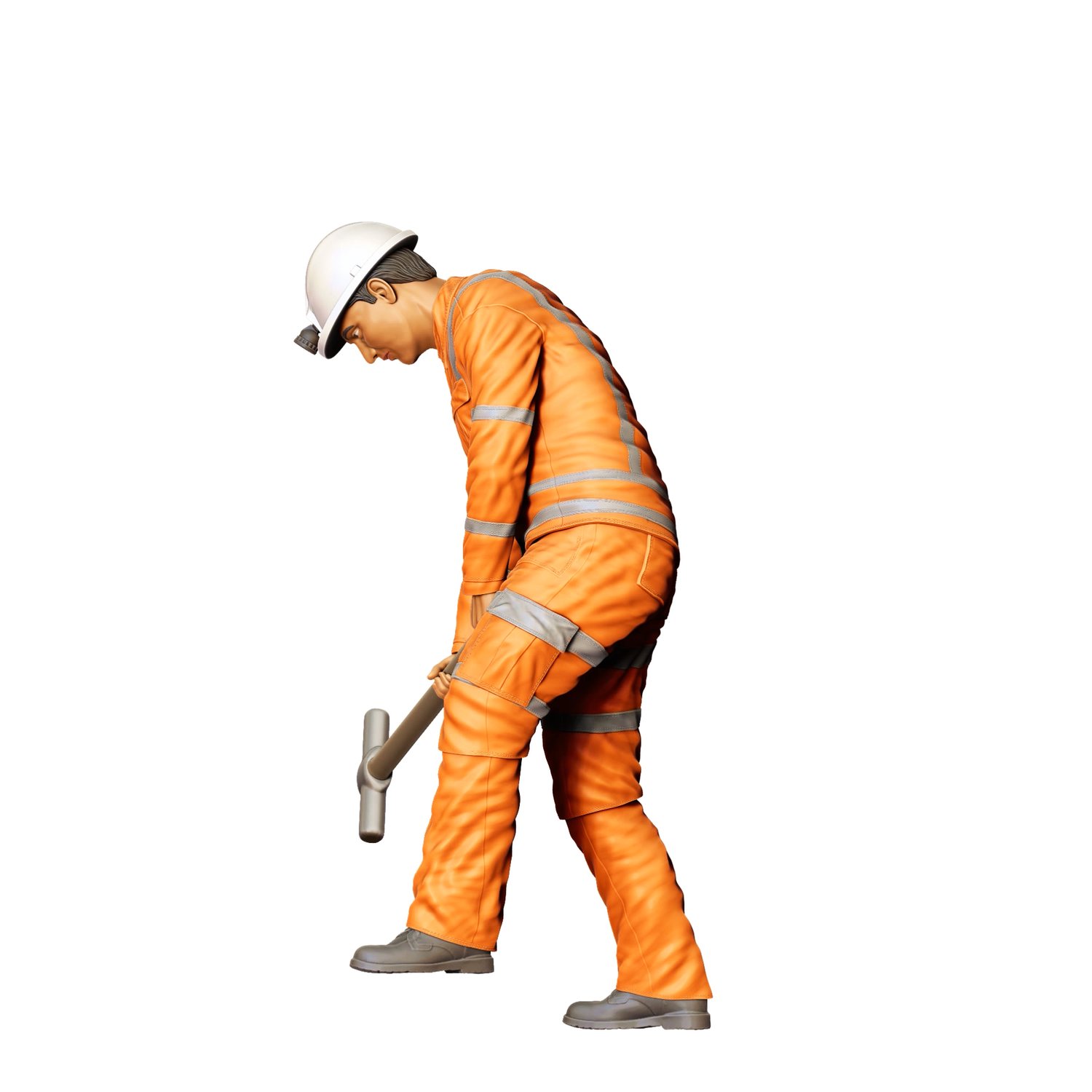 3dp Miniatures, N1 Railway Track Worker