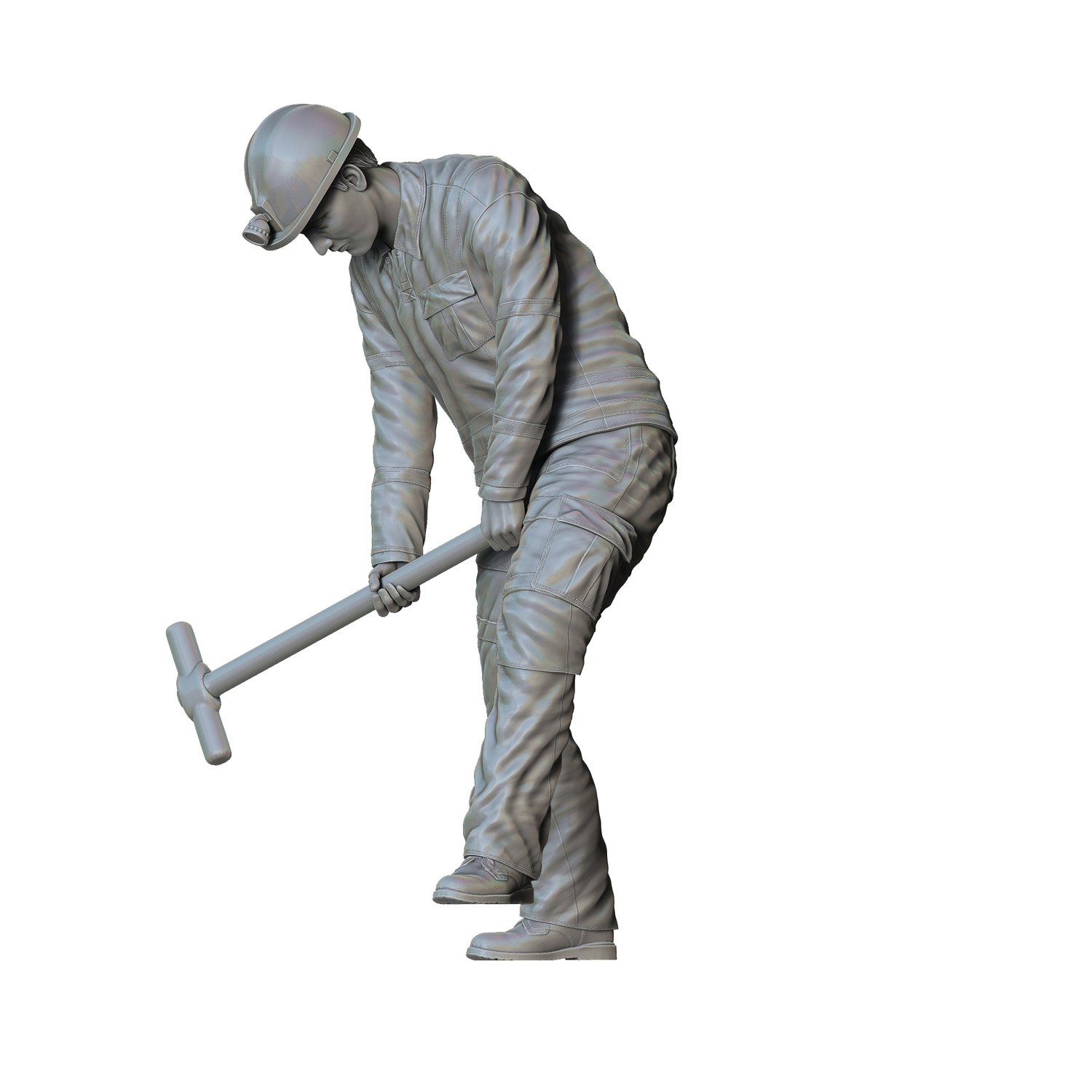 3dp Miniatures, N1 Railway Track Worker