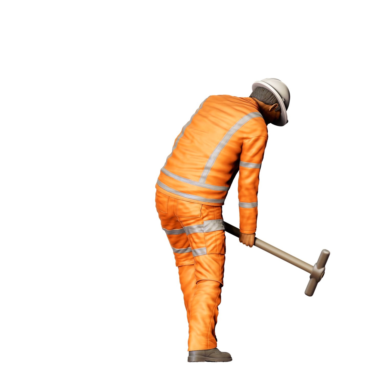 3dp Miniatures, N1 Railway Track Worker