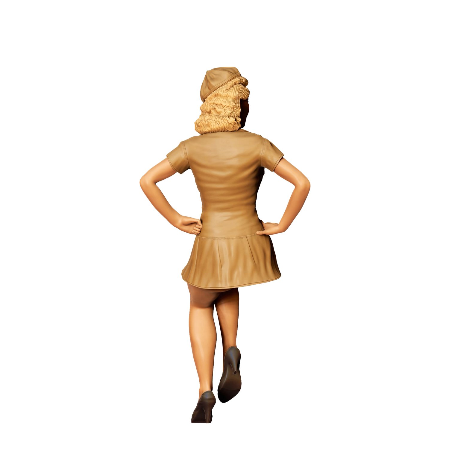 3dp Miniatures, N6 Pin-up girl
