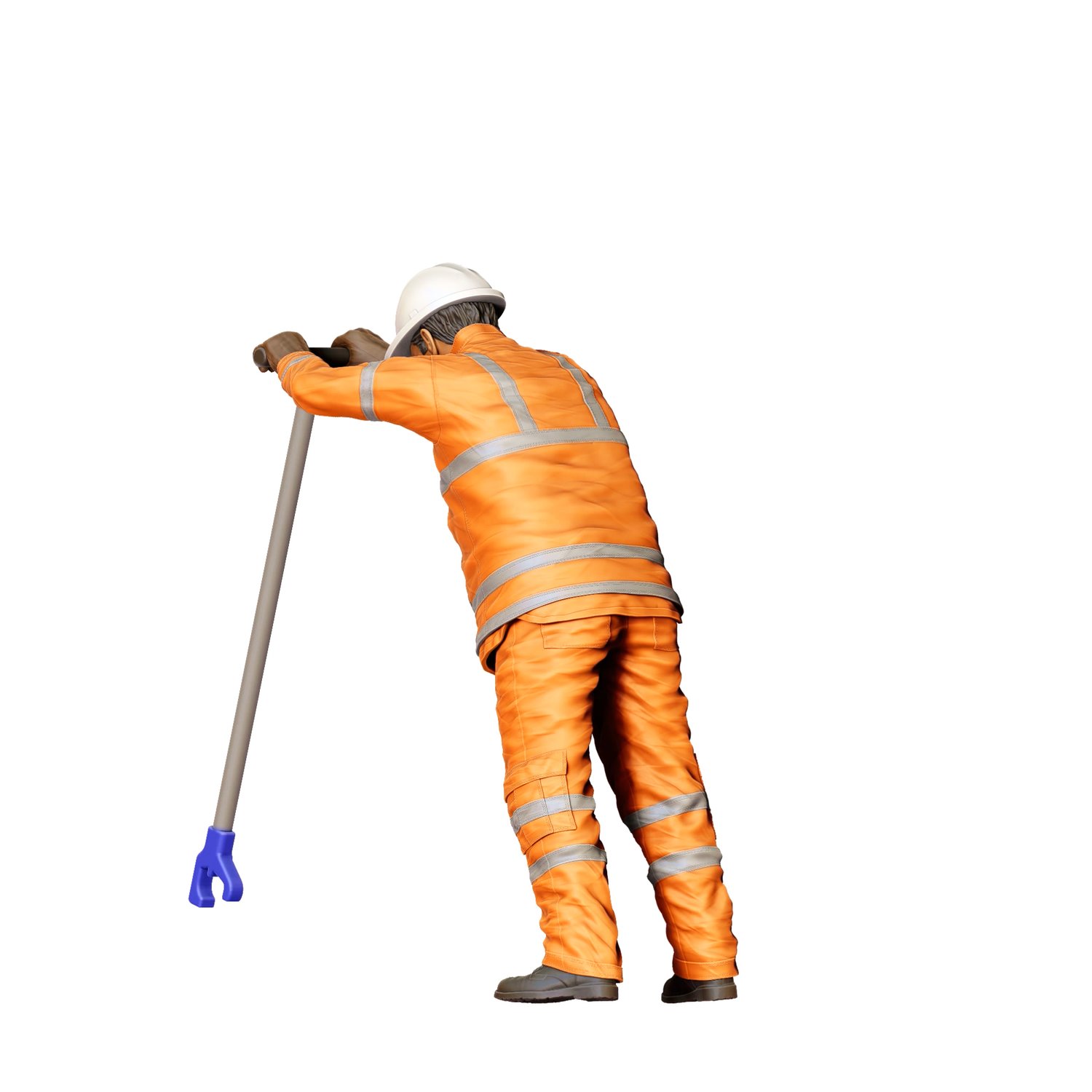 3dp Miniatures, N2 Railway Track Worker