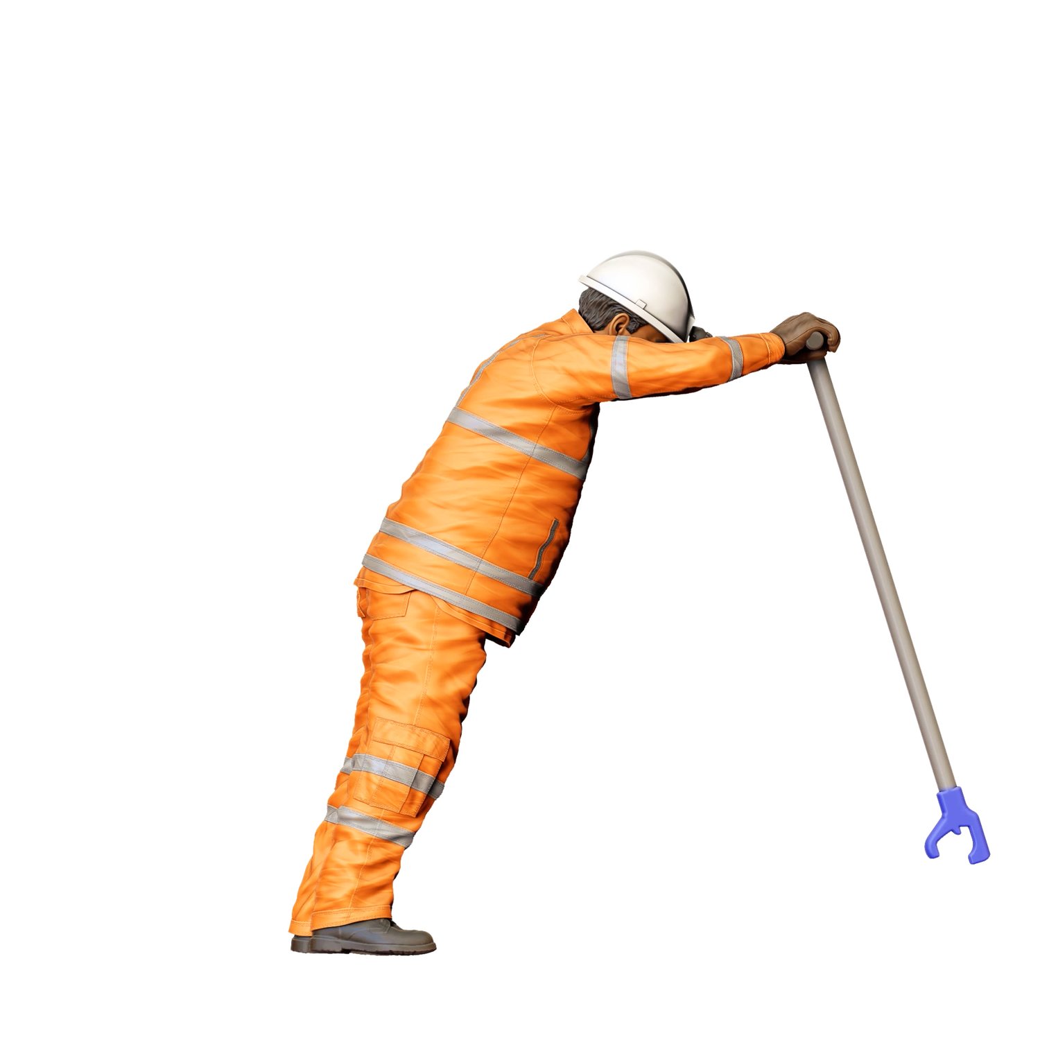 3dp Miniatures, N2 Railway Track Worker
