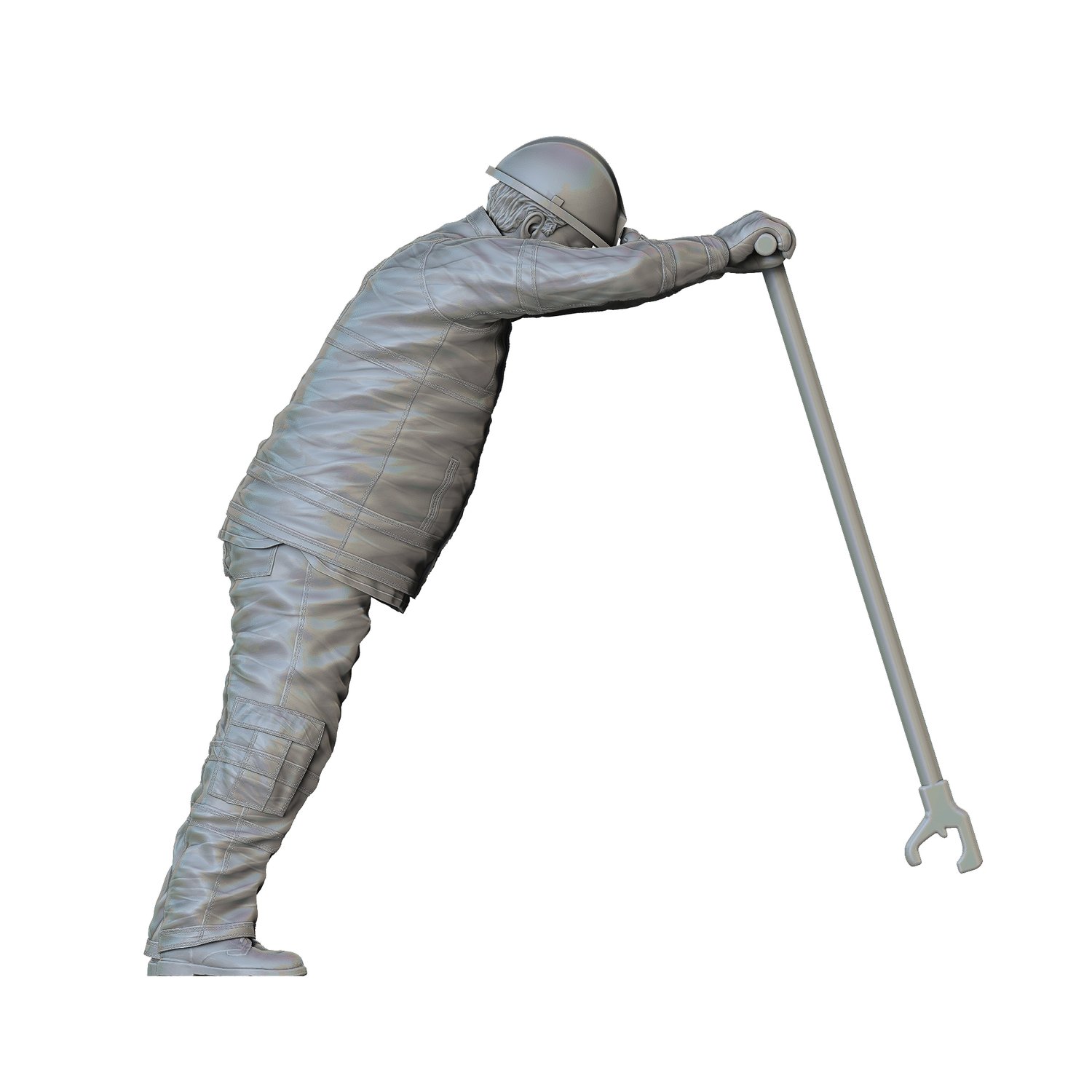3dp Miniatures, N2 Railway Track Worker