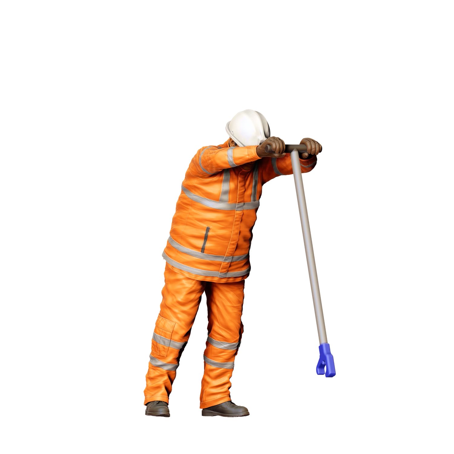 3dp Miniatures, N2 Railway Track Worker