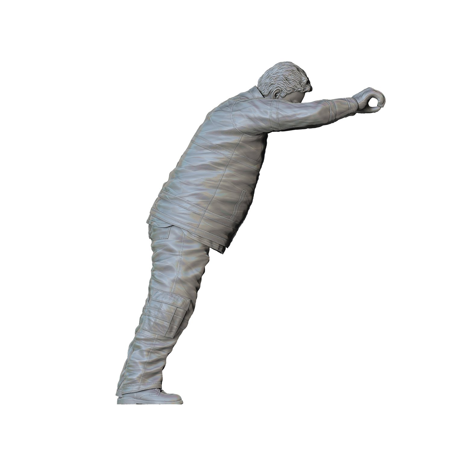 3dp Miniatures, N2 Railway Track Worker