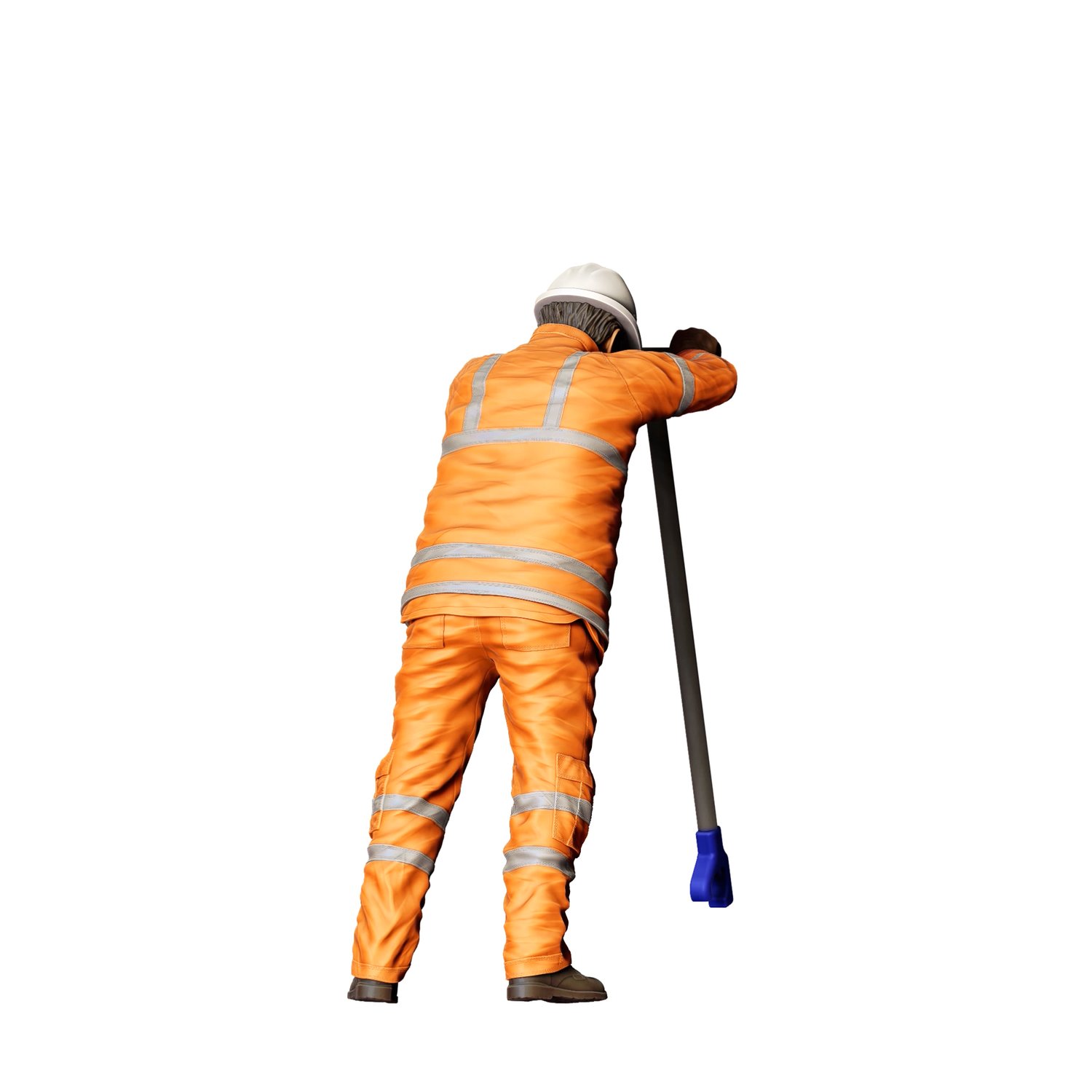 3dp Miniatures, N2 Railway Track Worker