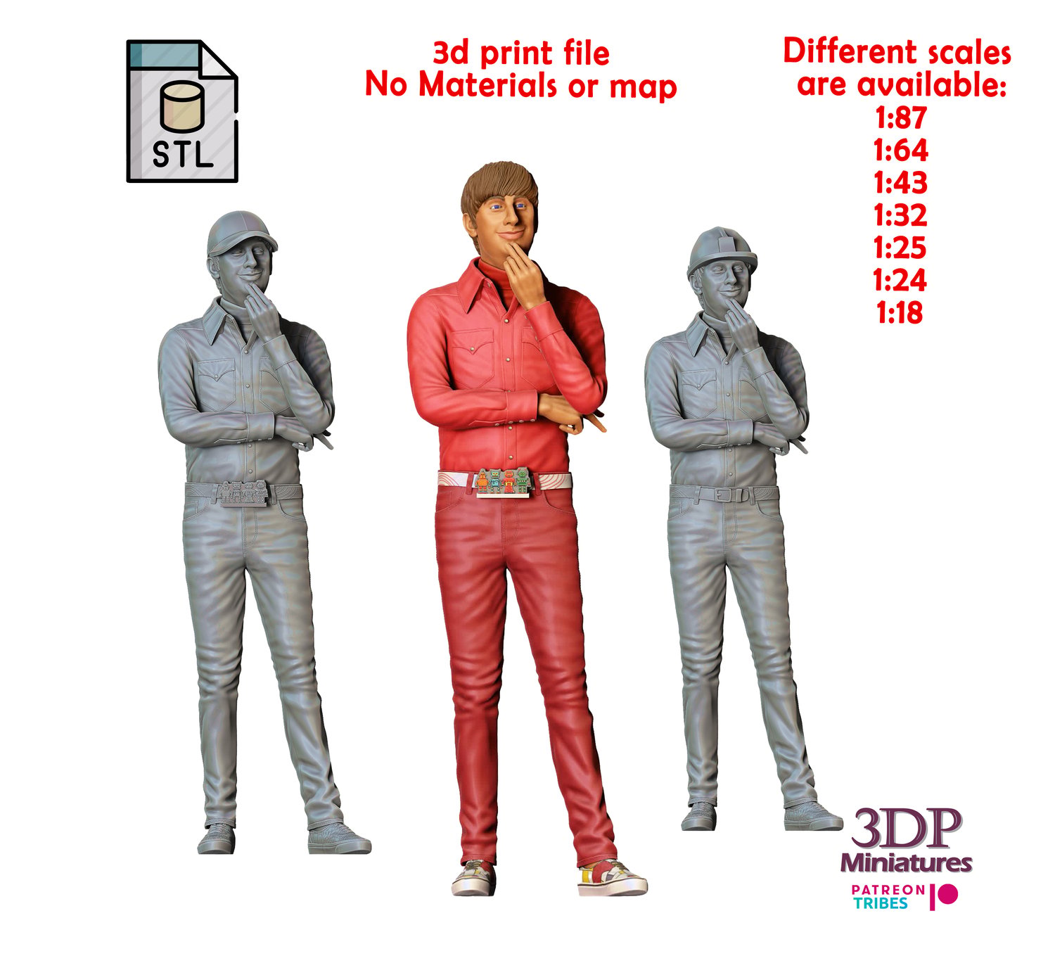 3dp Miniatures, Howard Wolowitz Simon Helberg The Big Bang Theory