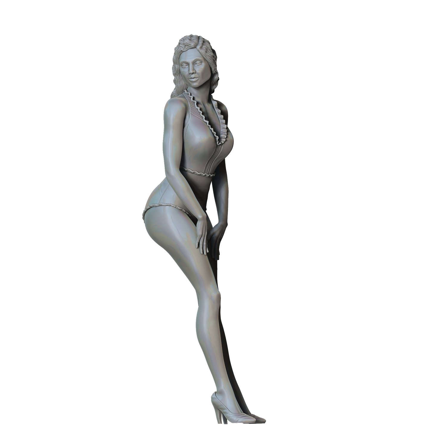 3dp Miniatures, N7 Pin-up girl