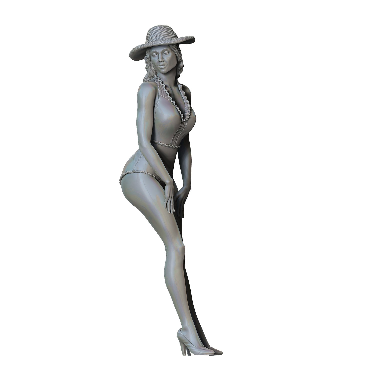 3dp Miniatures, N7 Pin-up girl