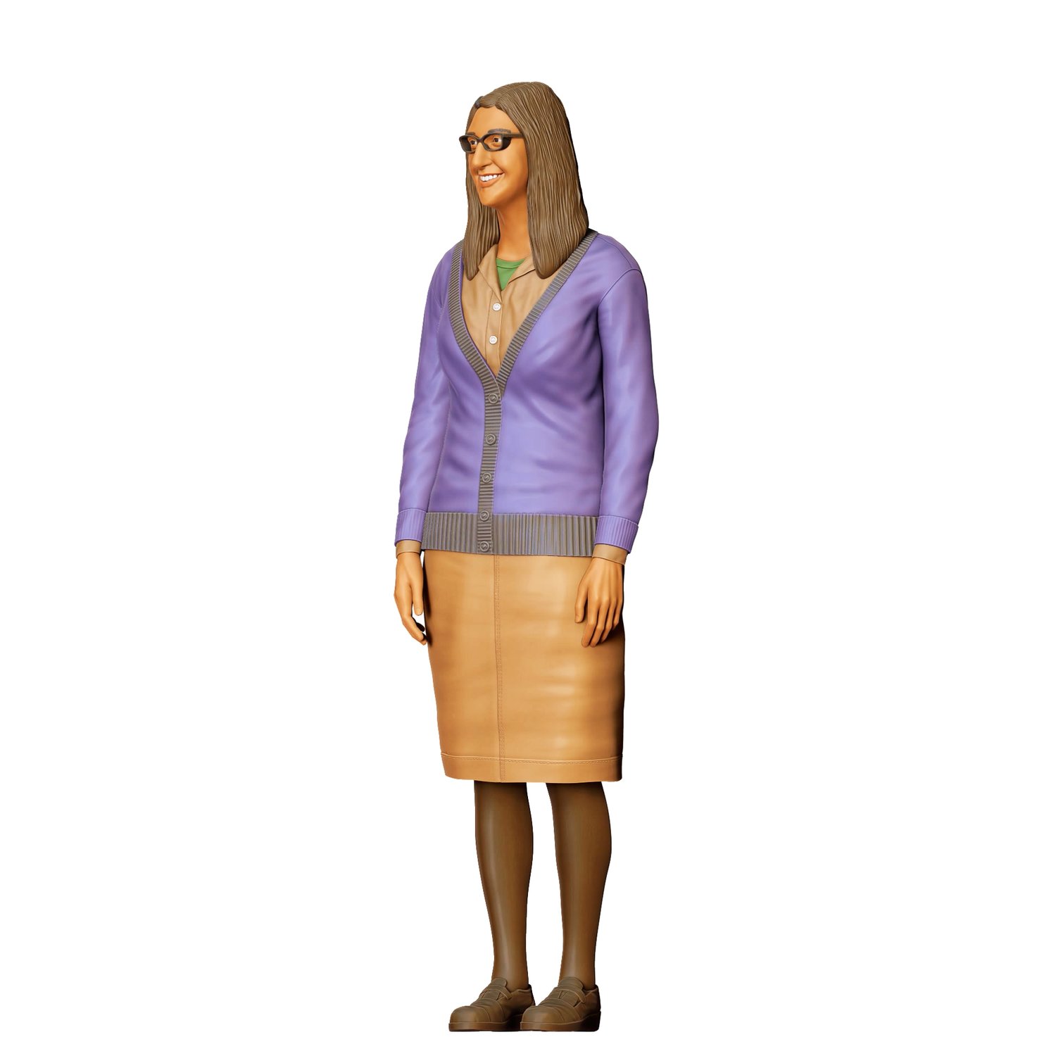 3dp Miniatures, N6 Amy Farrah Fowler Mayim bialik The Big Bang Theory