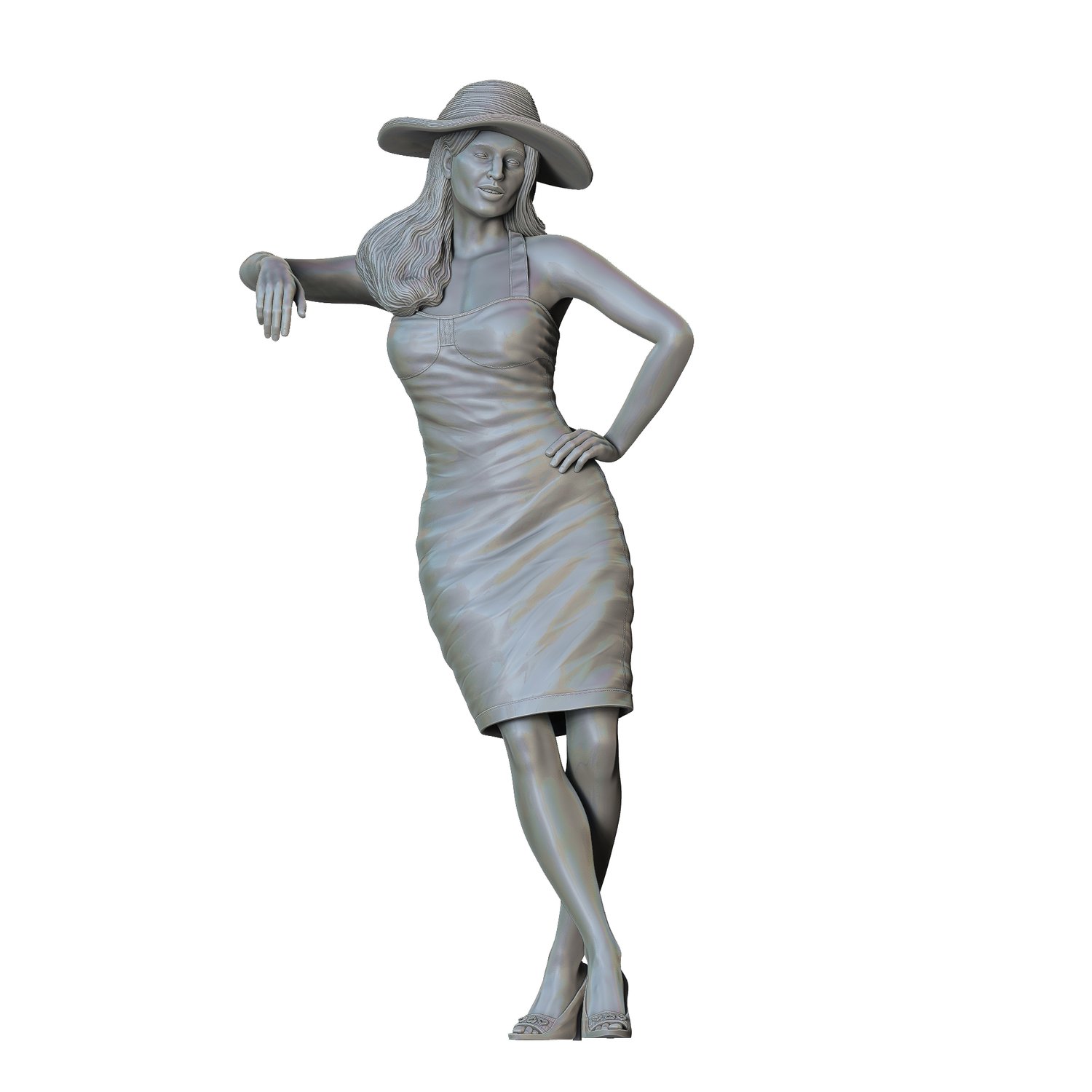 3dp Miniatures, N8 Pin-up girl