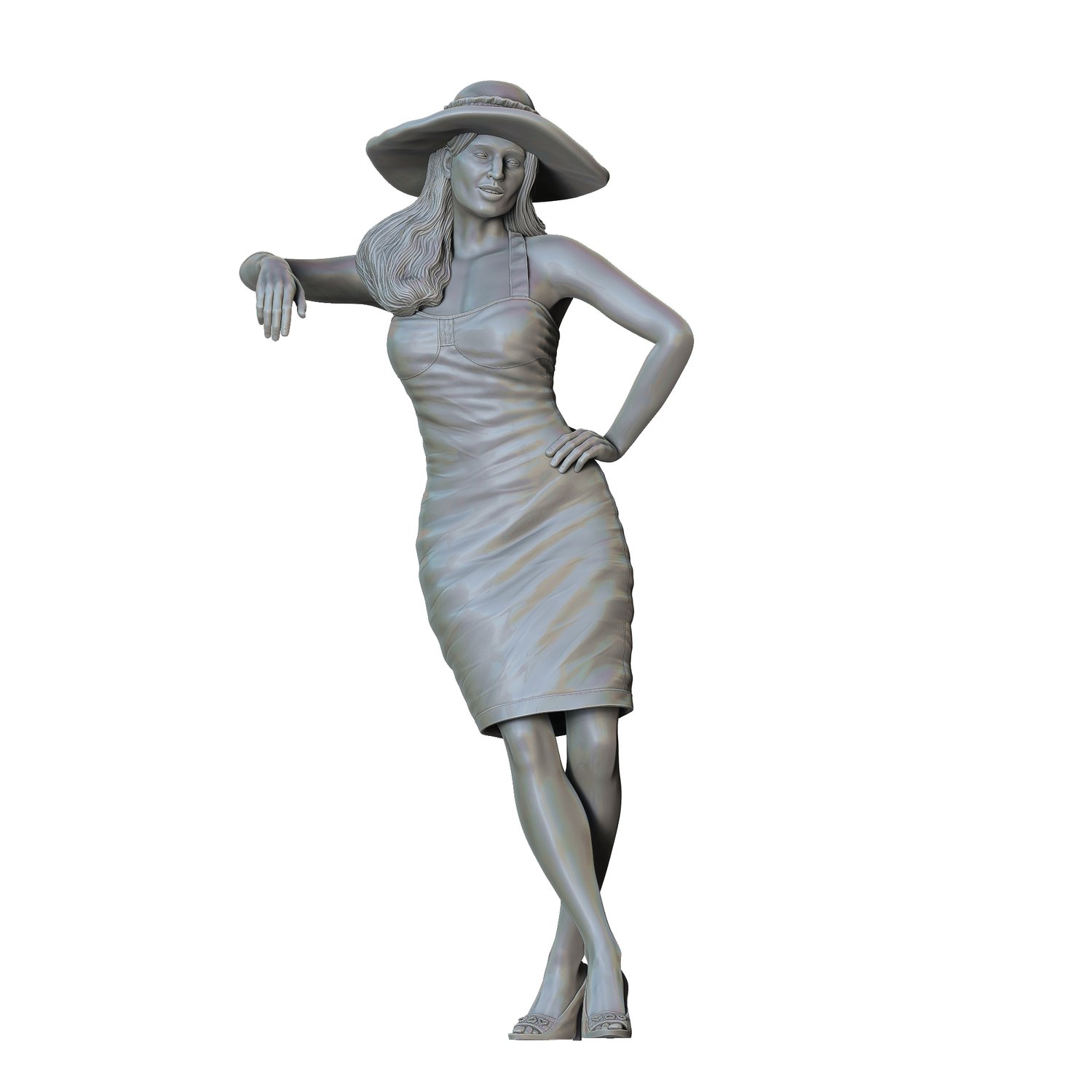 3dp Miniatures, N8 Pin-up girl