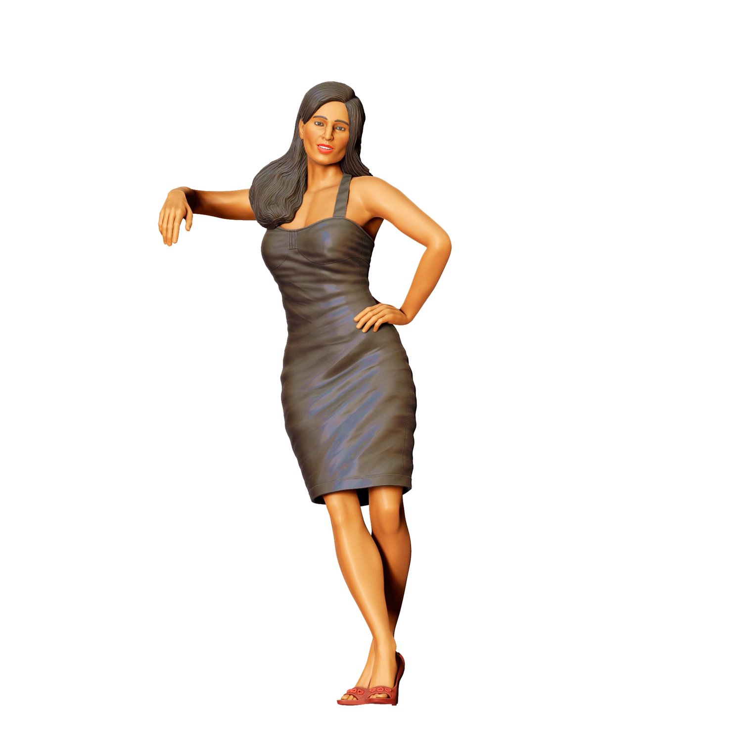 3dp Miniatures, N8 Pin-up girl