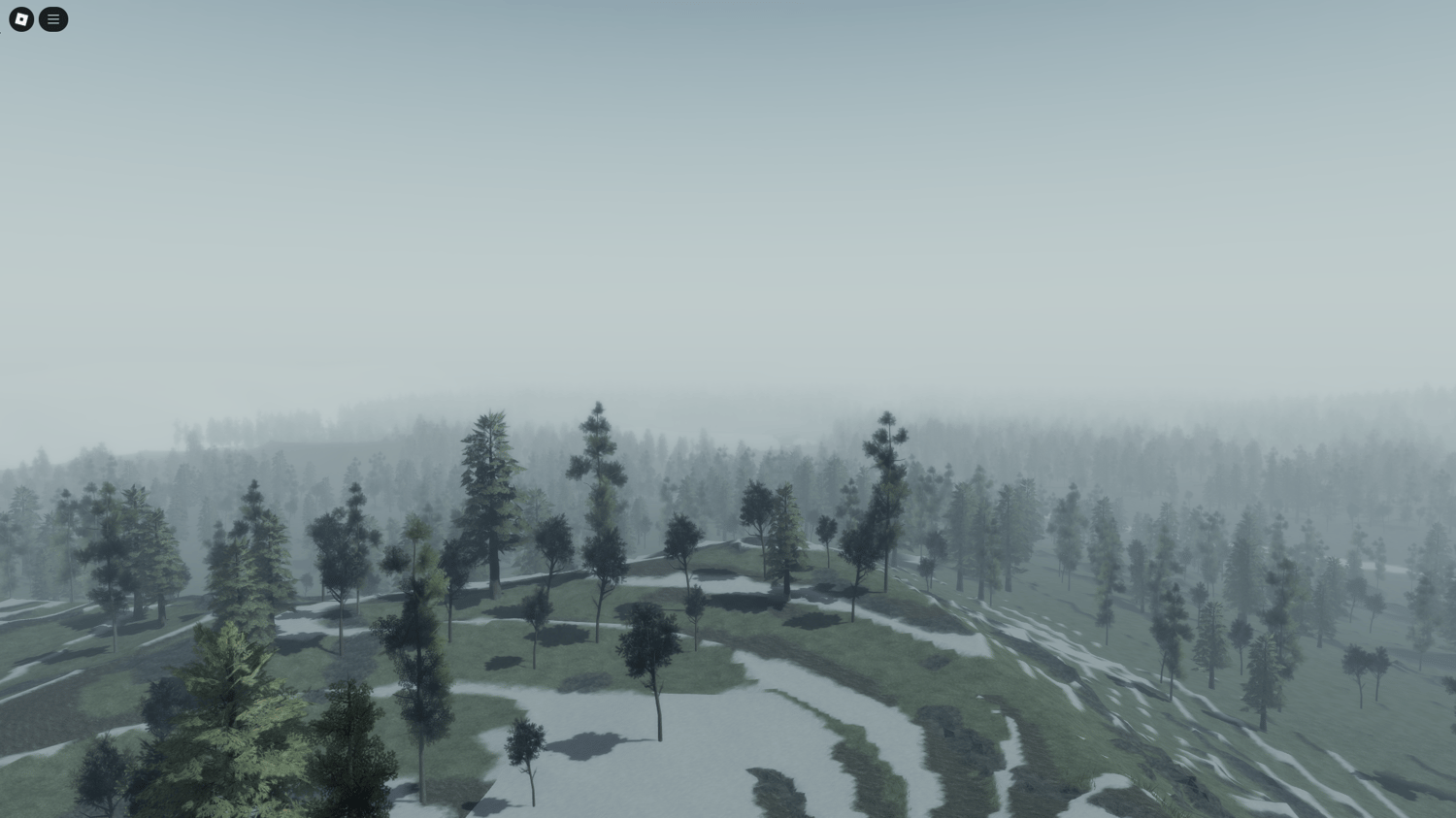 Roblox avatars coordinating defense strategies near a rustic farmhouse turned command center.