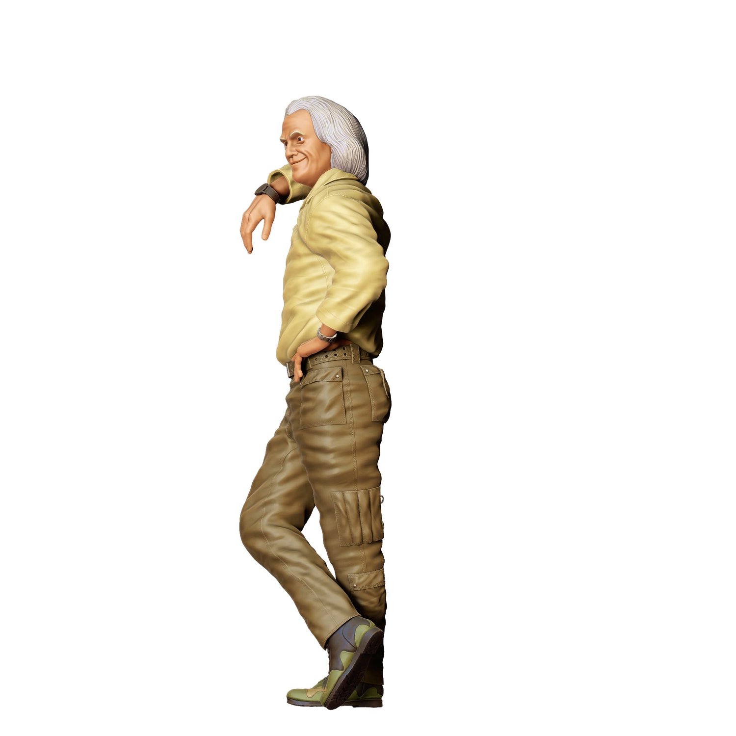 3dp Miniatures, N3 Doc_ Dr. Emmett Brown Christopher Lloyd