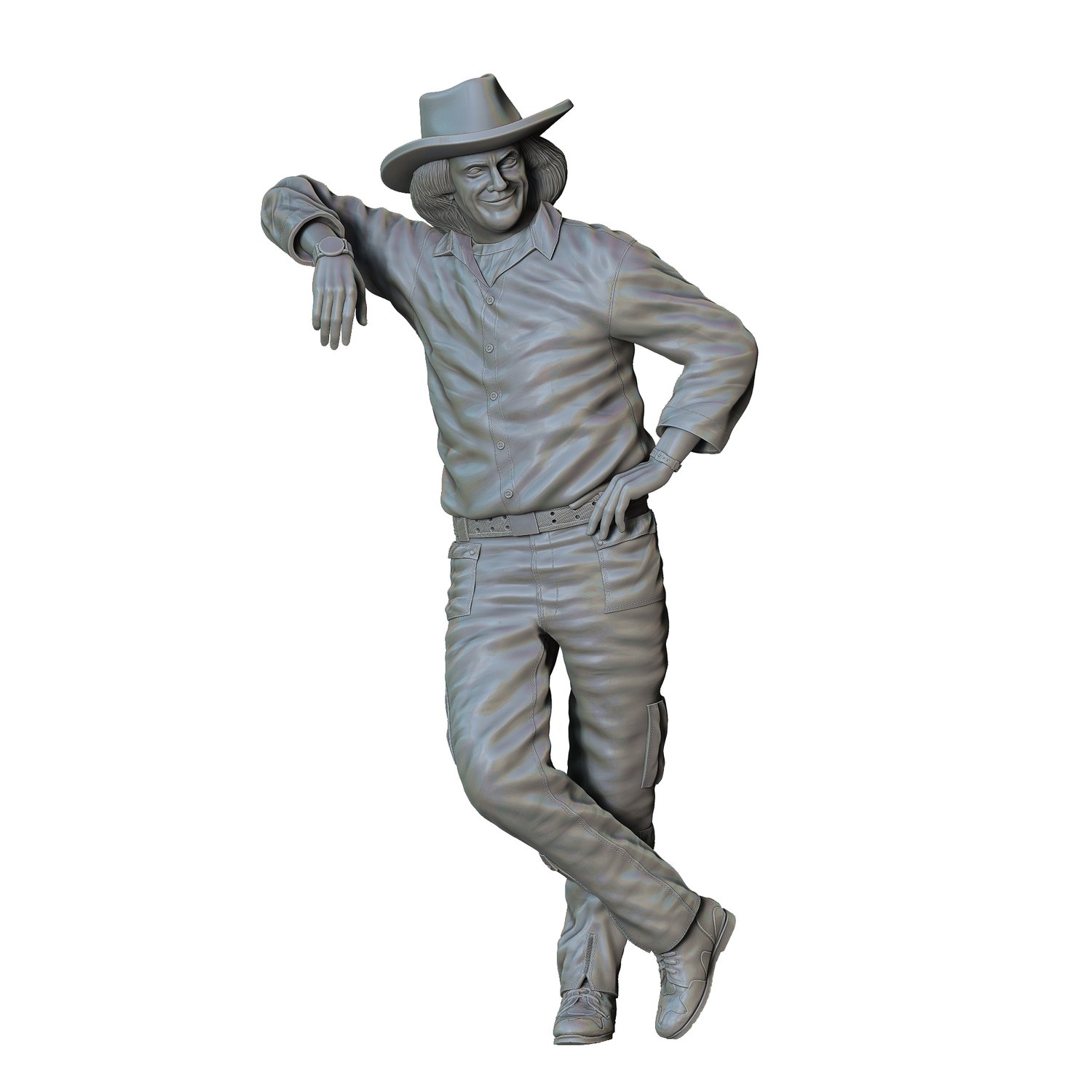 3dp Miniatures, N3 Doc_ Dr. Emmett Brown Christopher Lloyd