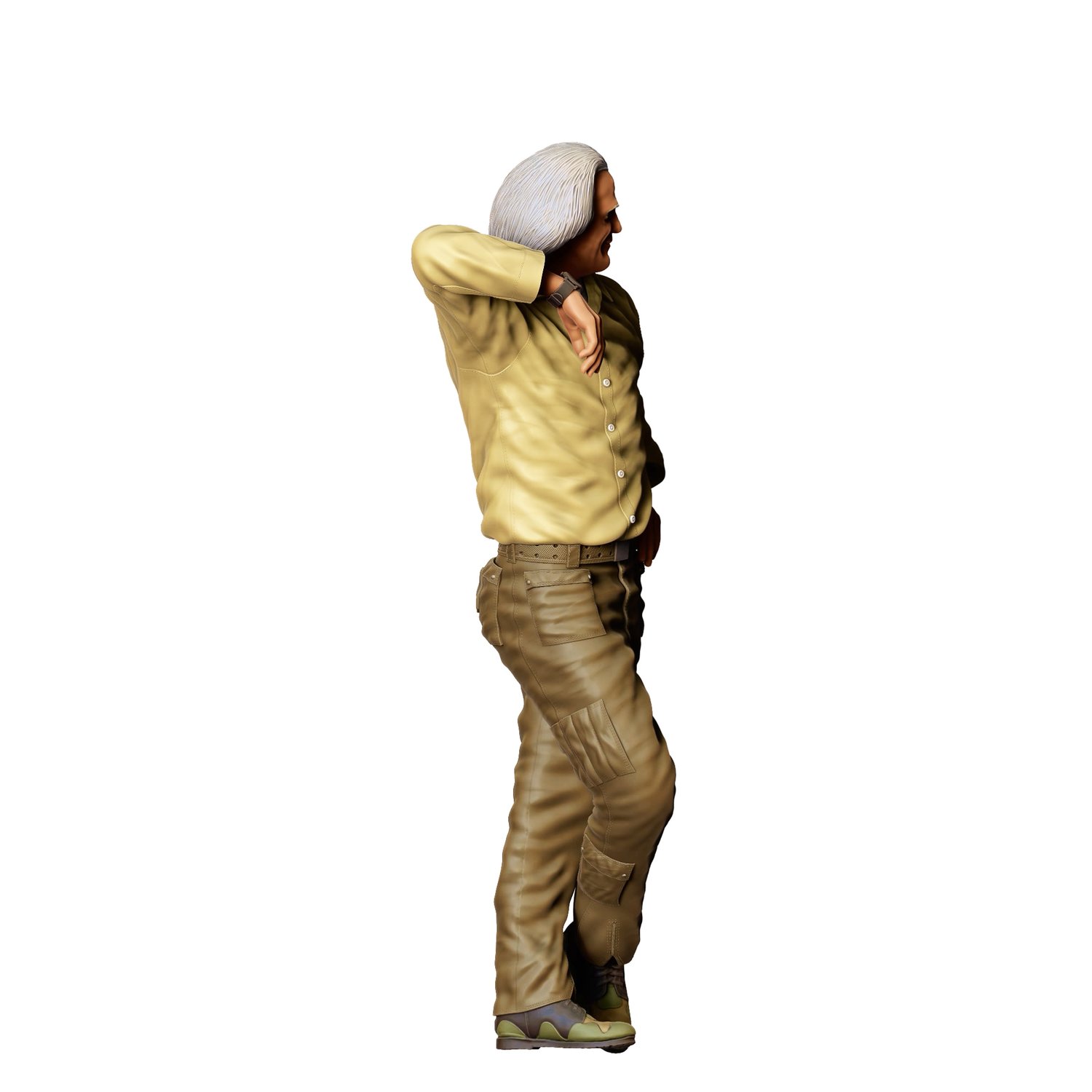3dp Miniatures, N3 Doc_ Dr. Emmett Brown Christopher Lloyd