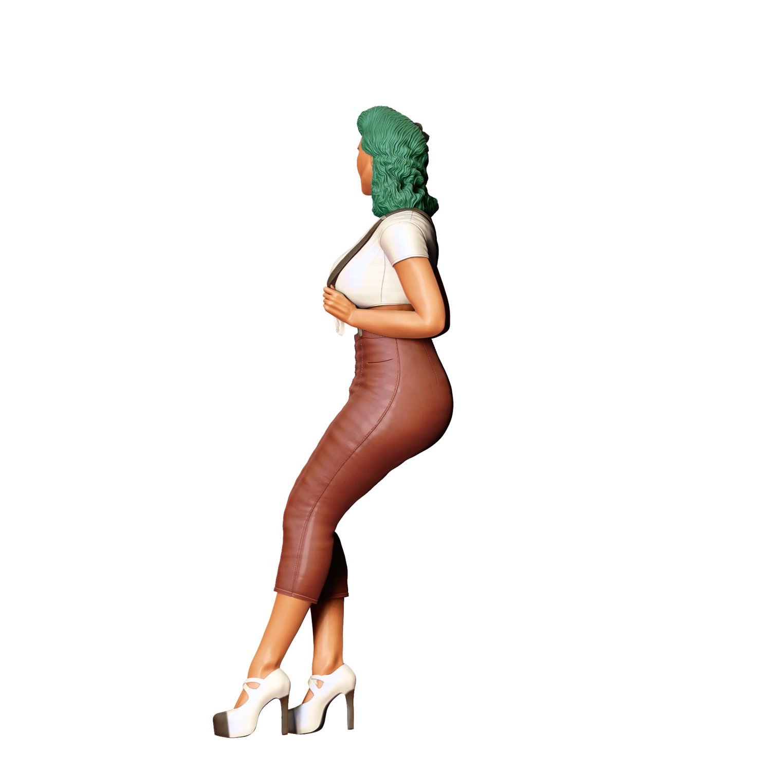 3dp Miniatures, N9 Pin-up girl