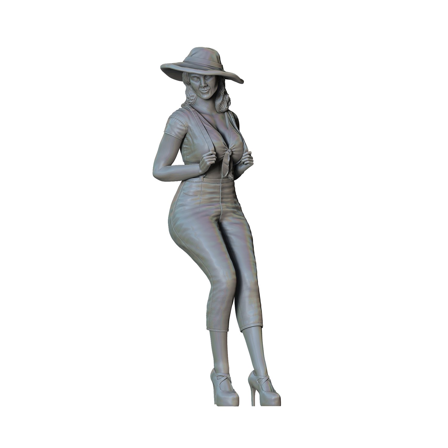 3dp Miniatures, N9 Pin-up girl