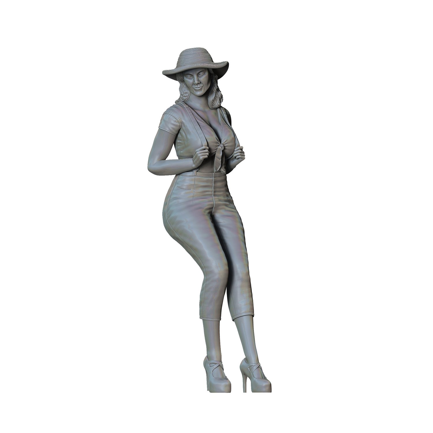 3dp Miniatures, N9 Pin-up girl