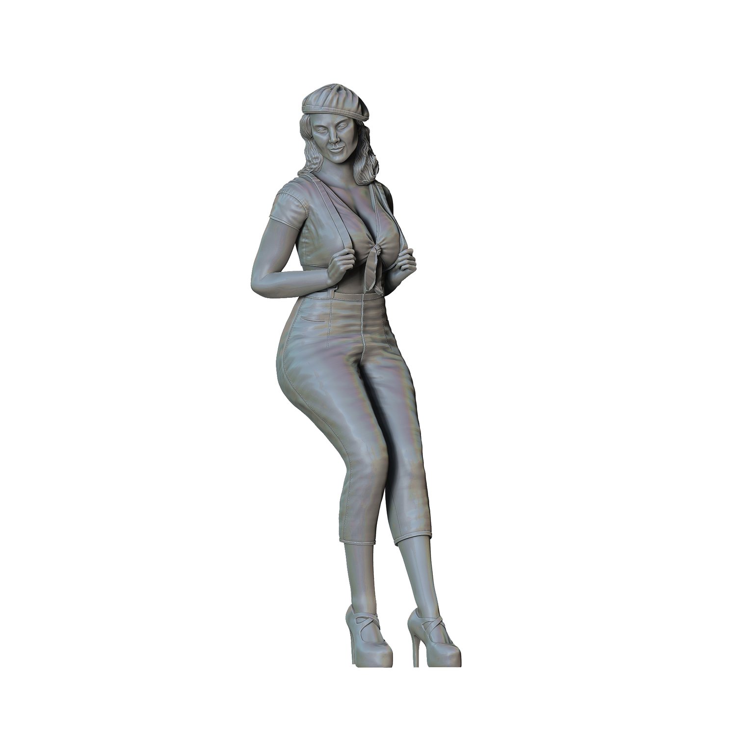 3dp Miniatures, N9 Pin-up girl