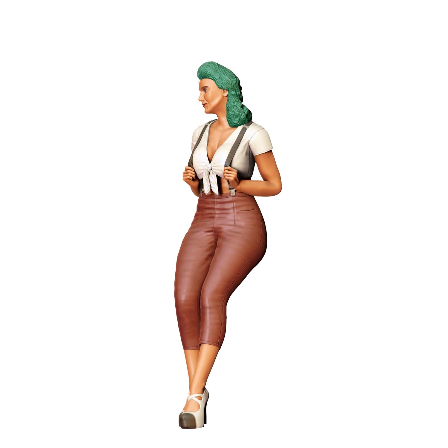 3dp Miniatures, N9 Pin-up girl