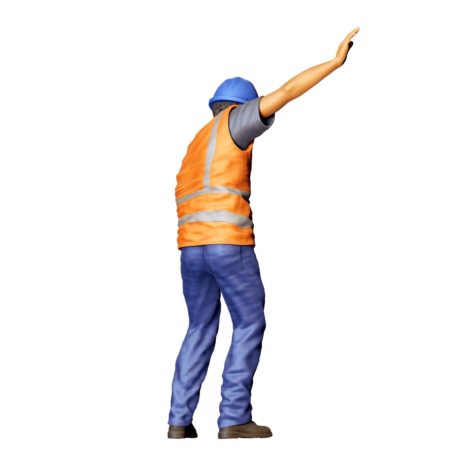 3dp Miniatures, N5 Railway track worker