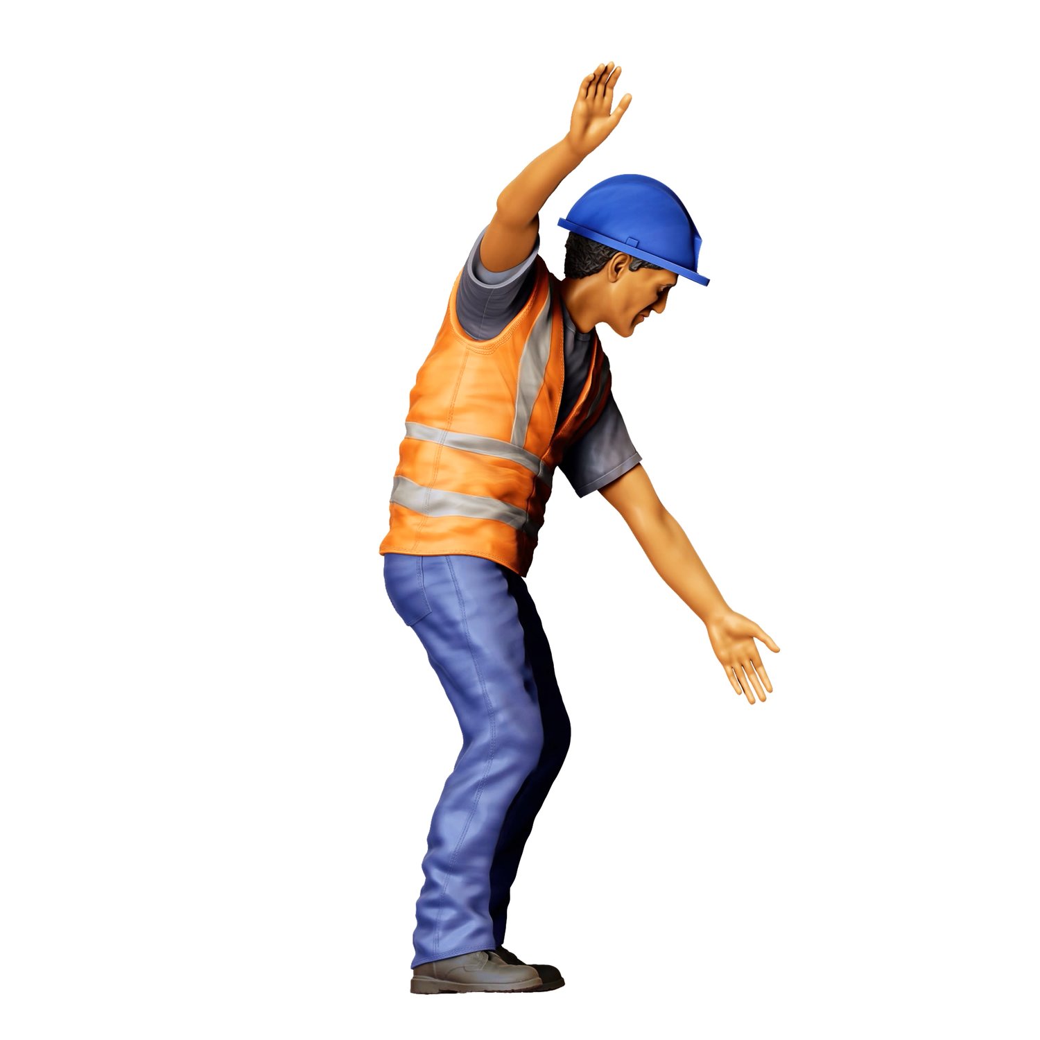 3dp Miniatures, N5 Railway track worker
