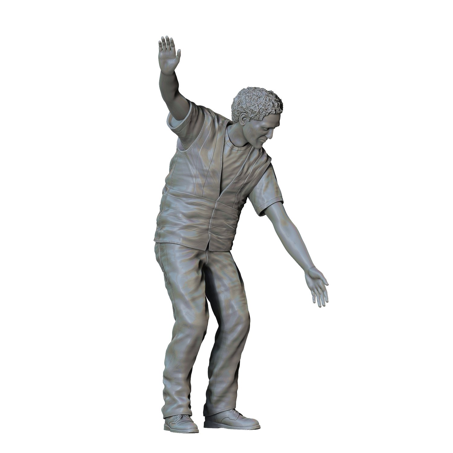 3dp Miniatures, N5 Railway track worker