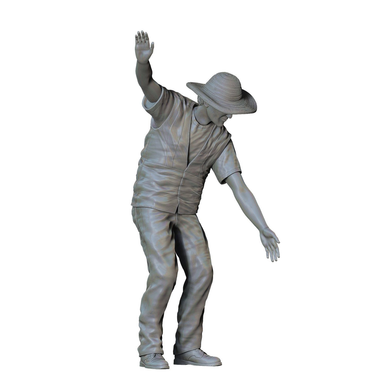 3dp Miniatures, N5 Railway track worker