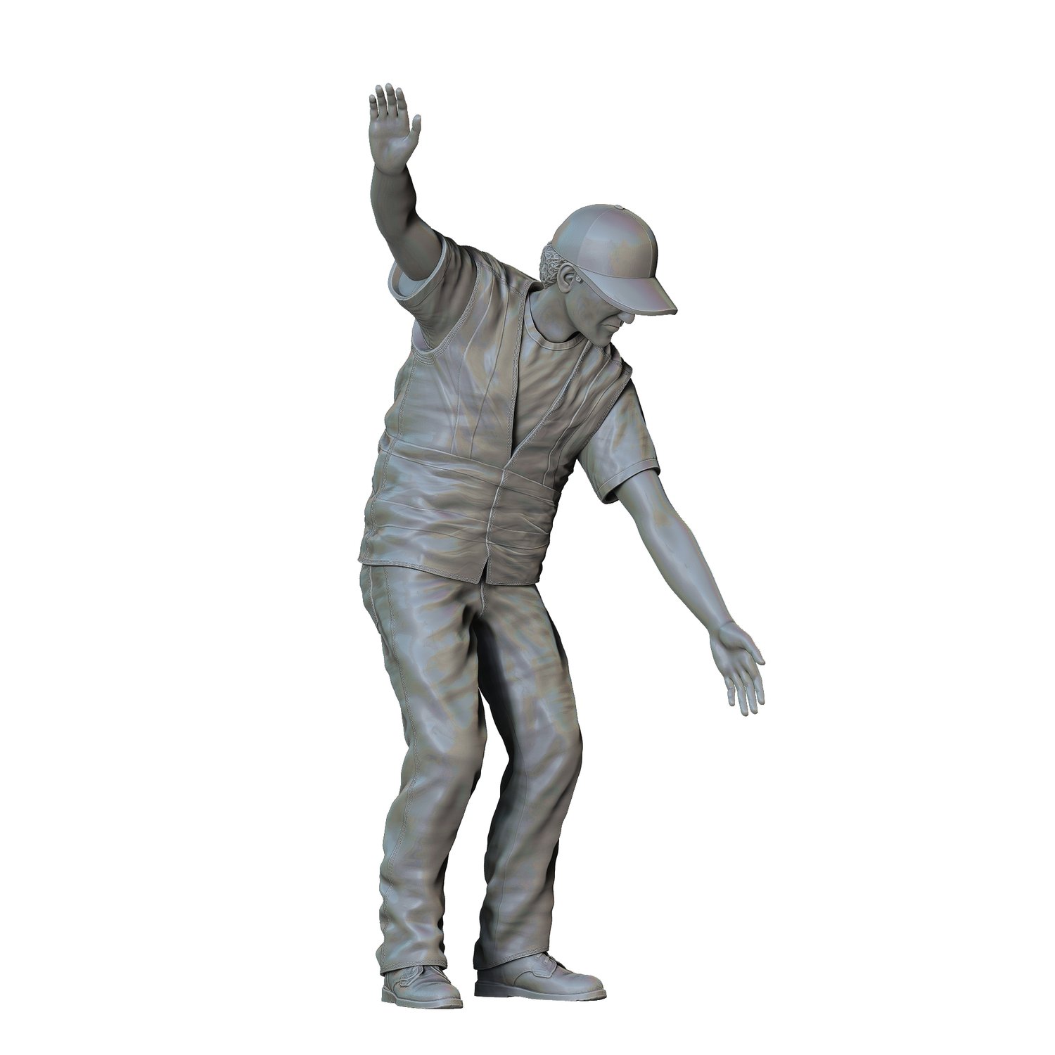 3dp Miniatures, N5 Railway track worker