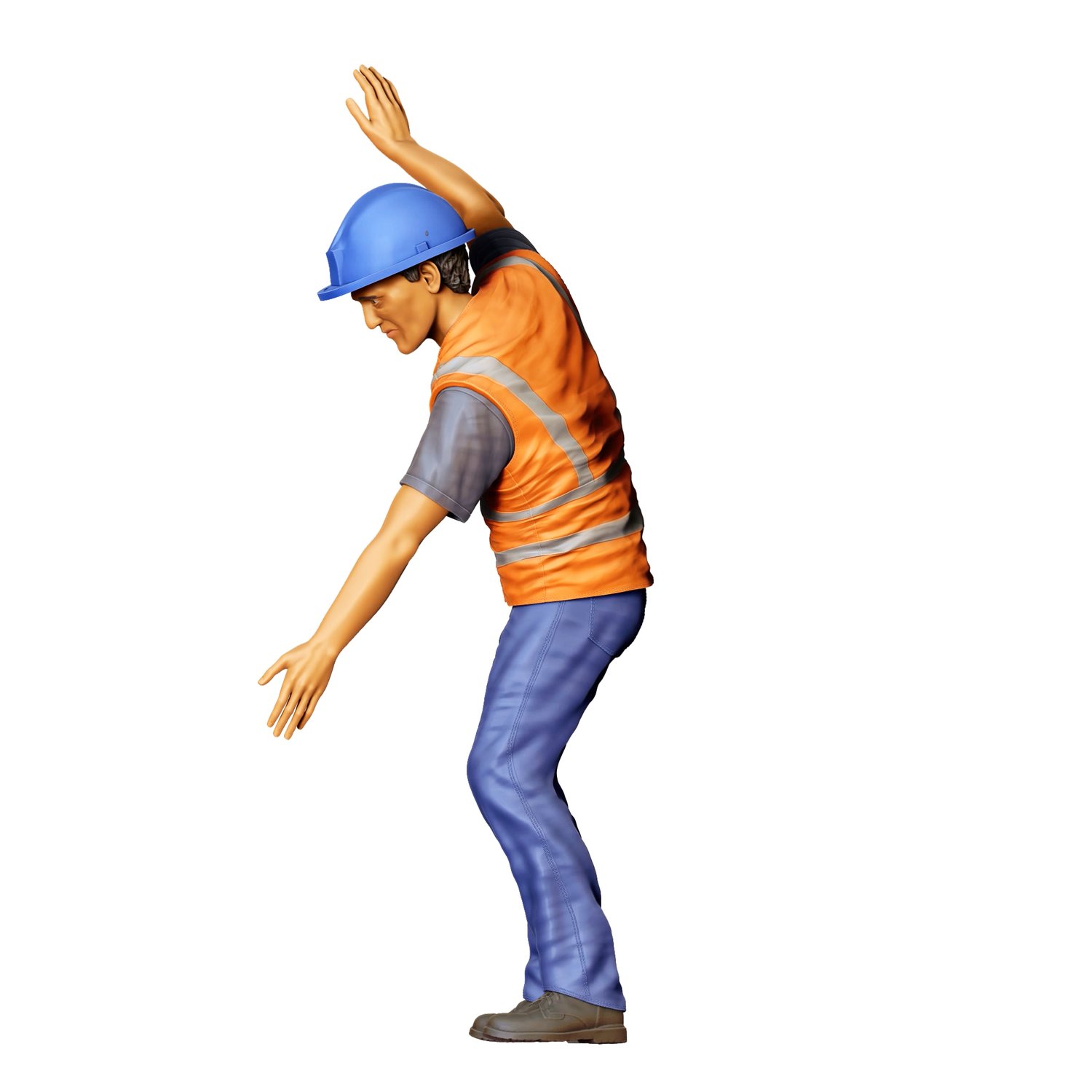3dp Miniatures, N5 Railway track worker