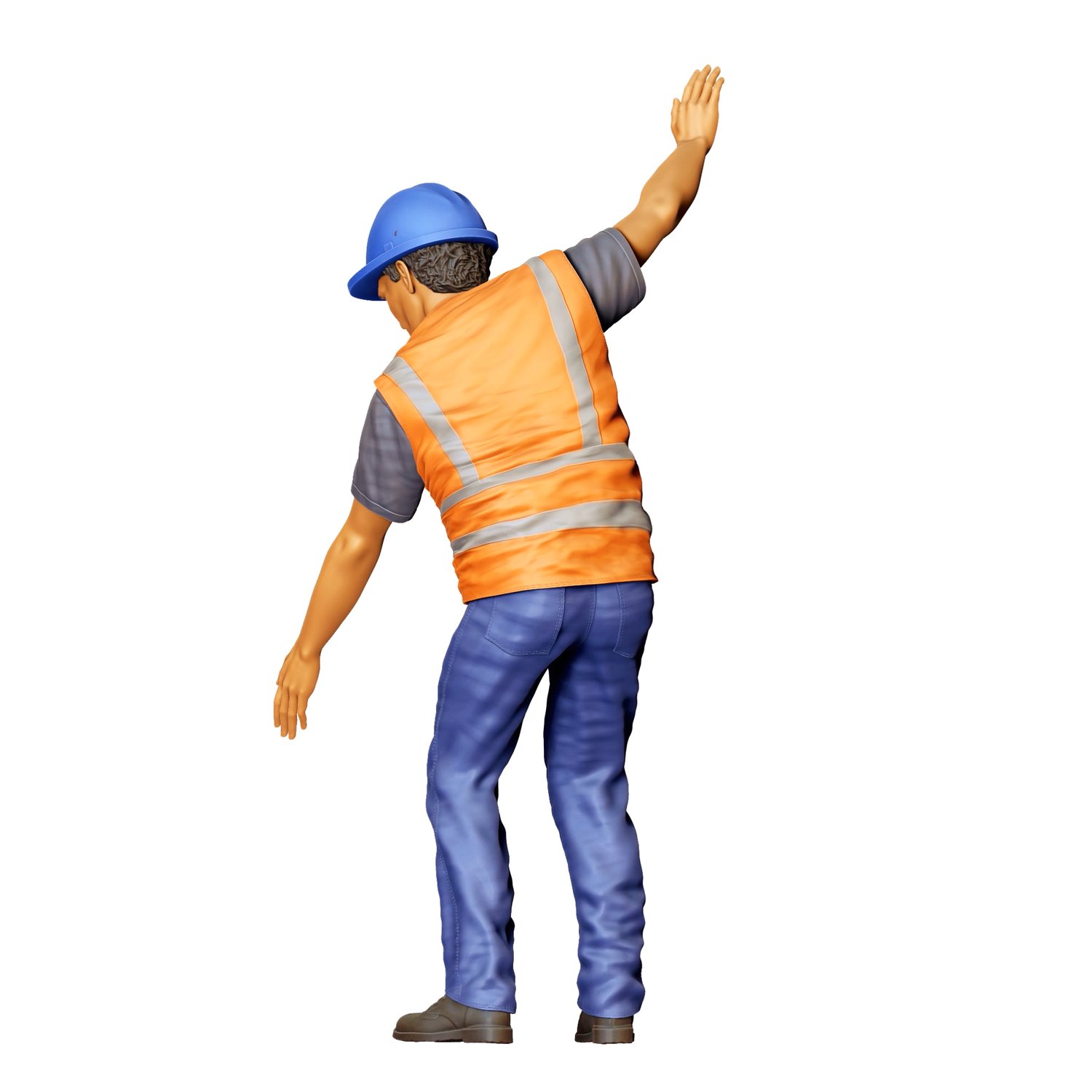3dp Miniatures, N5 Railway track worker