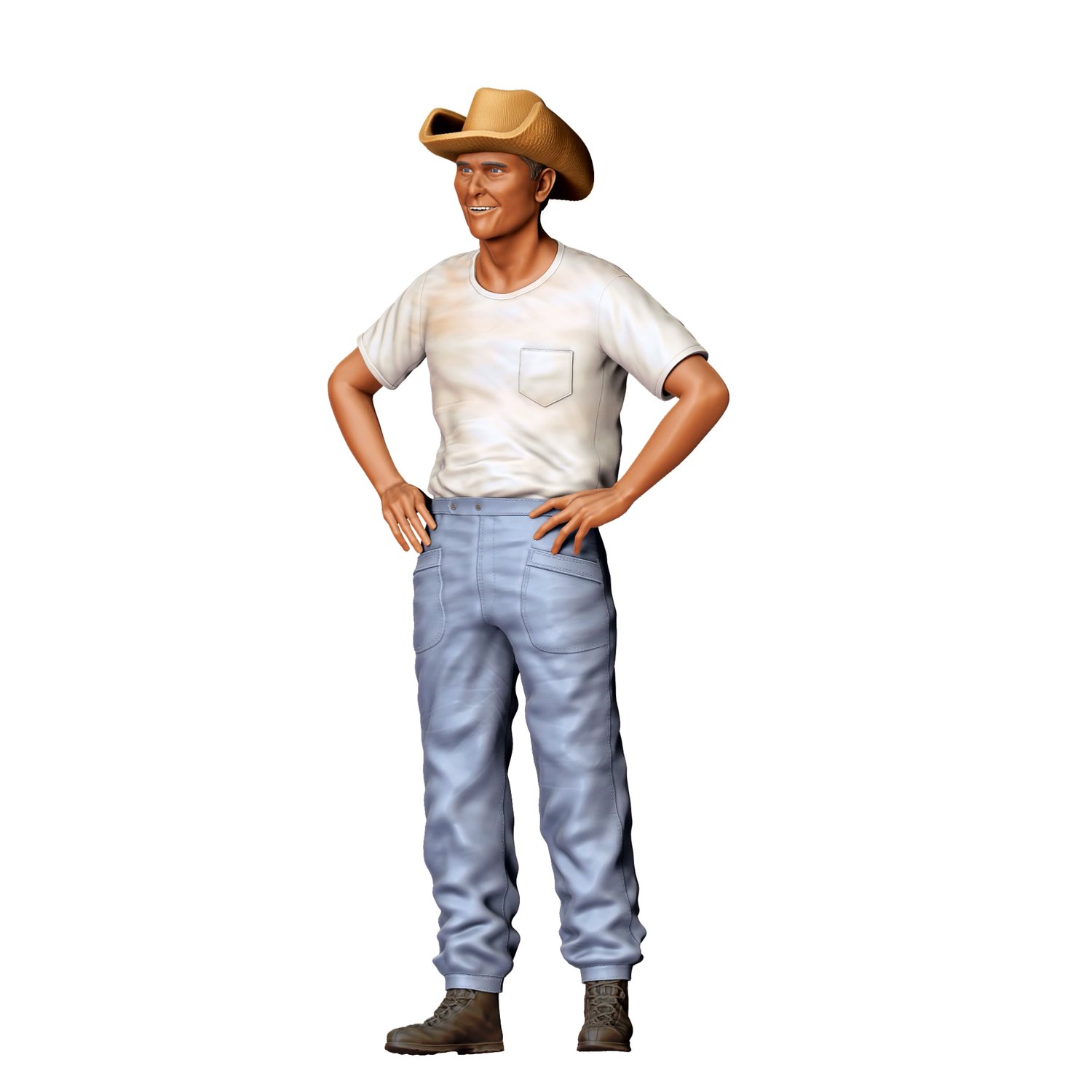 3dp Miniatures, N2 Ford vs Ferrari Christian Bale Ken Miles