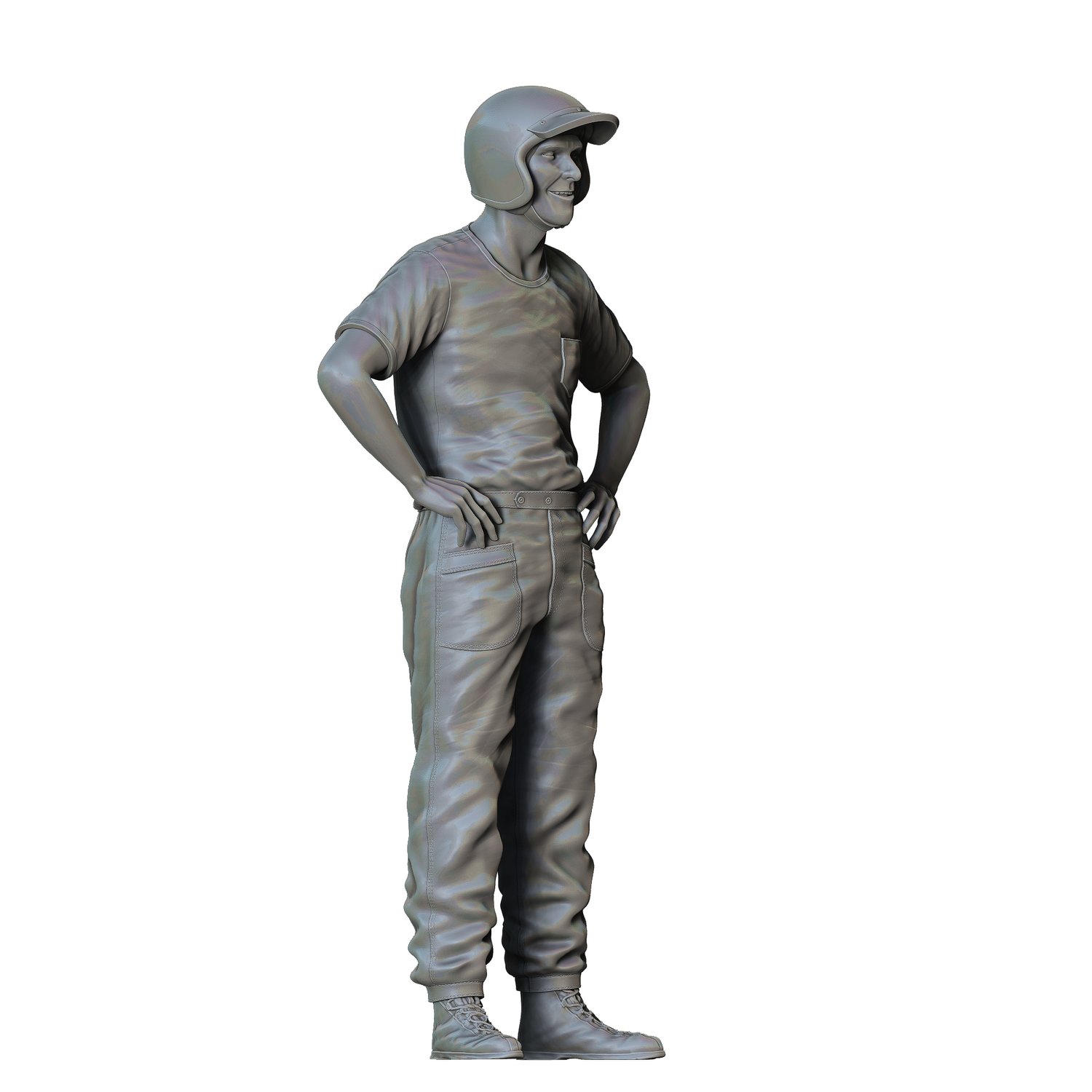 3dp Miniatures, N2 Ford vs Ferrari Christian Bale Ken Miles
