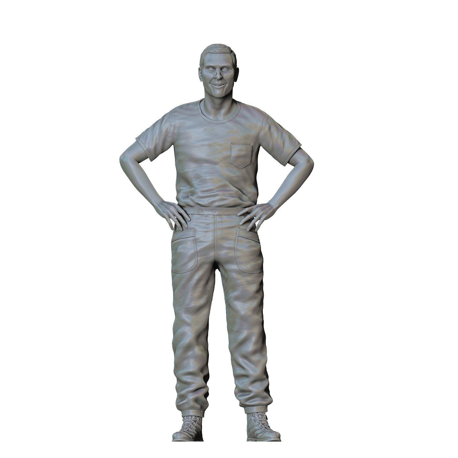 3dp Miniatures, N2 Ford vs Ferrari Christian Bale Ken Miles
