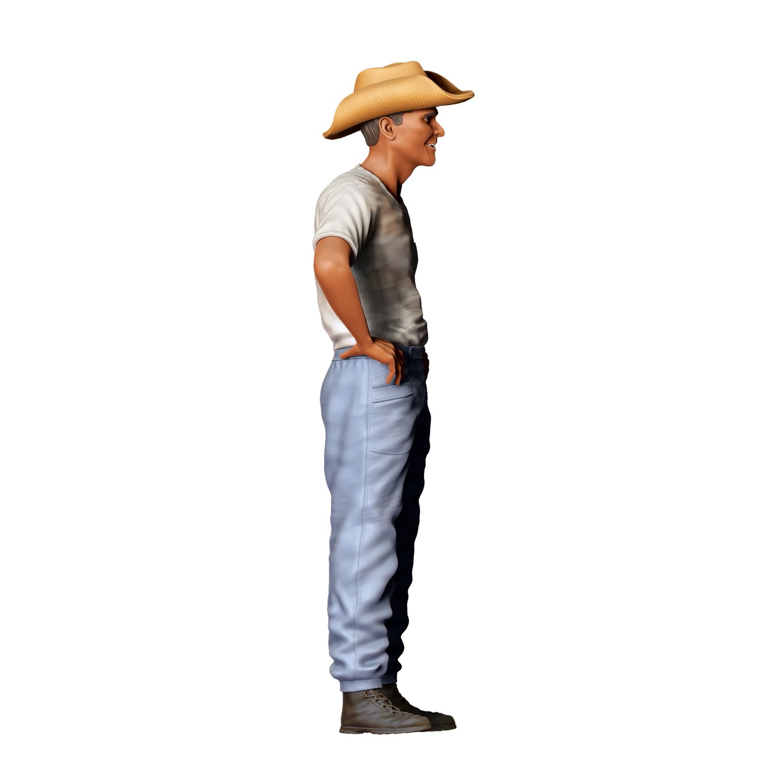 3dp Miniatures, N2 Ford vs Ferrari Christian Bale Ken Miles