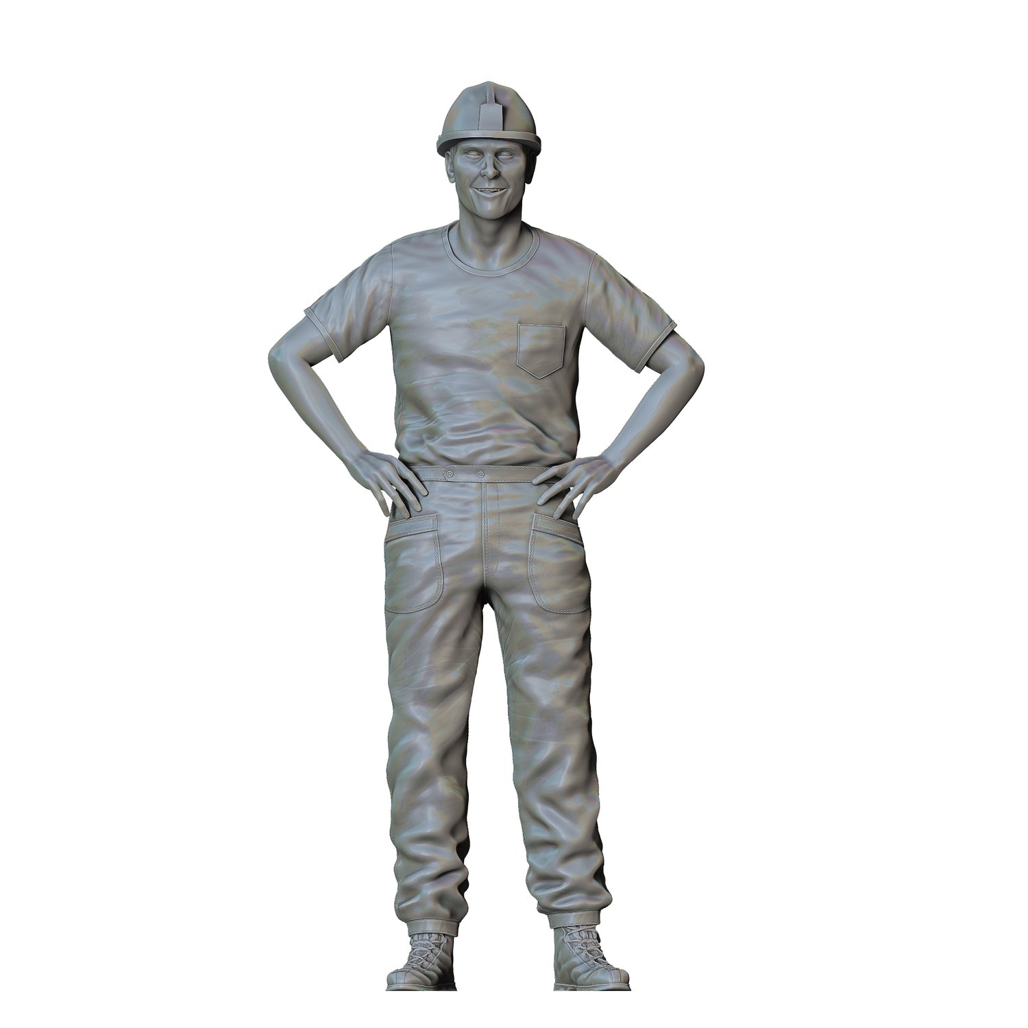 3dp Miniatures, N2 Ford vs Ferrari Christian Bale Ken Miles