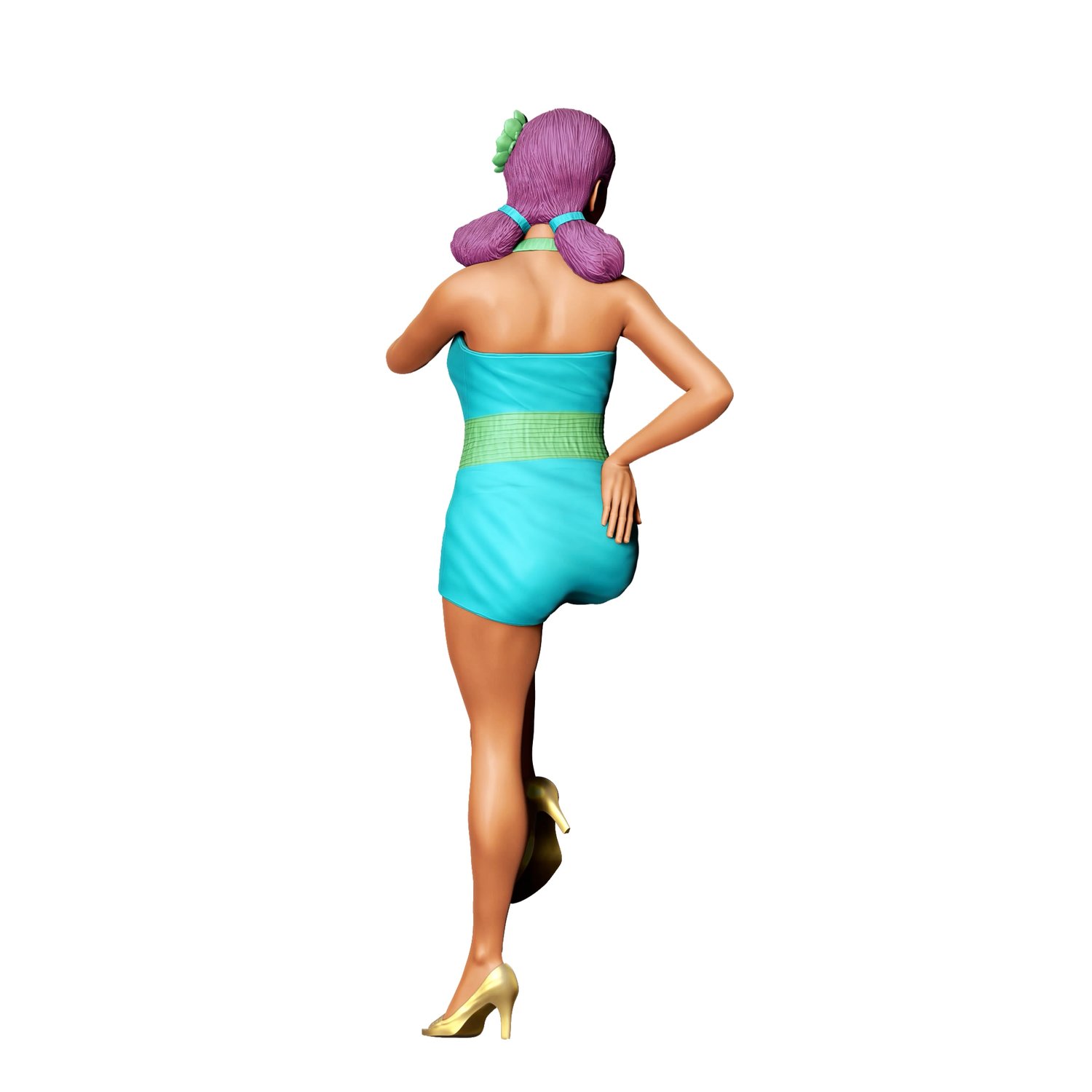 3dp Miniatures, N10 Pin-up girl