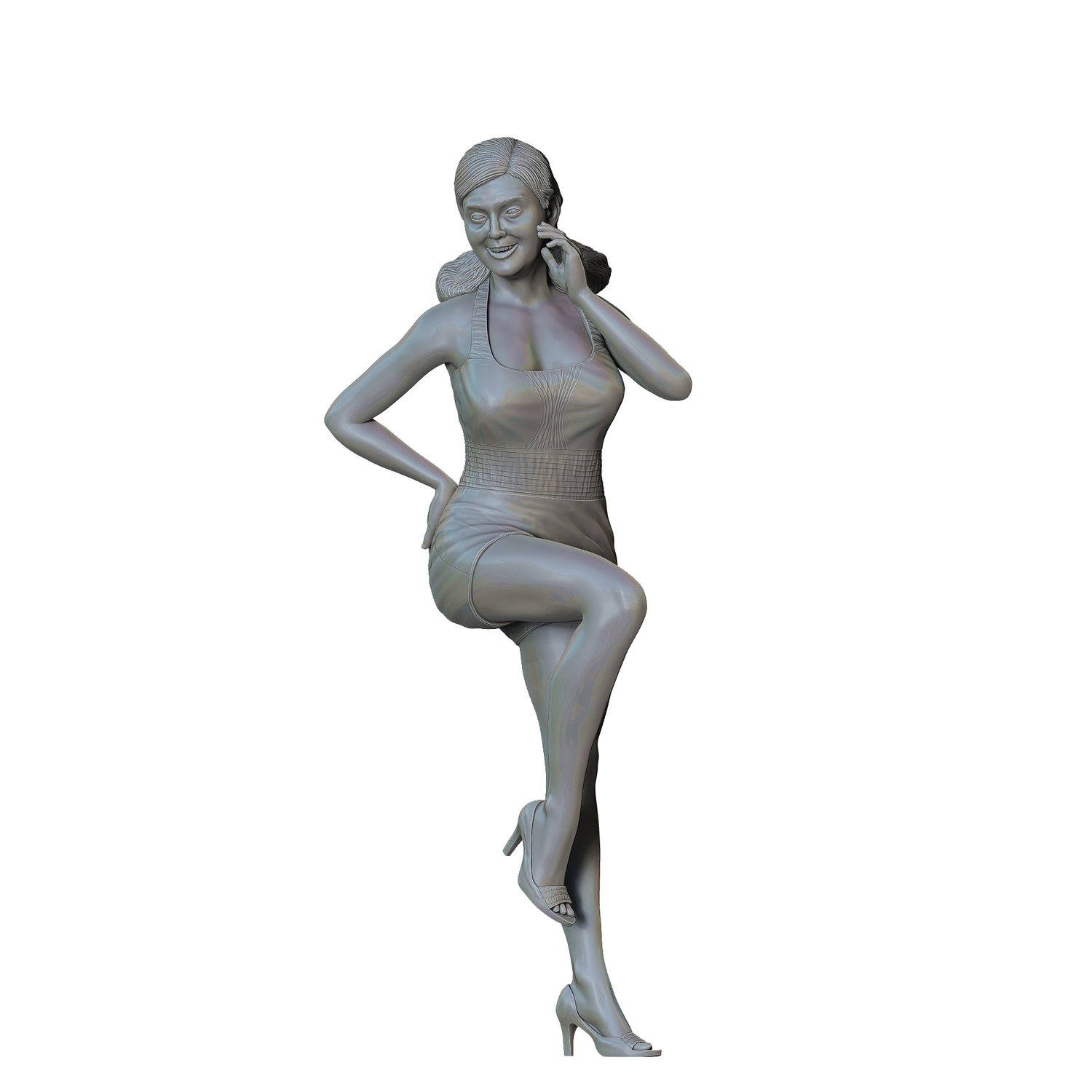 3dp Miniatures, N10 Pin-up girl