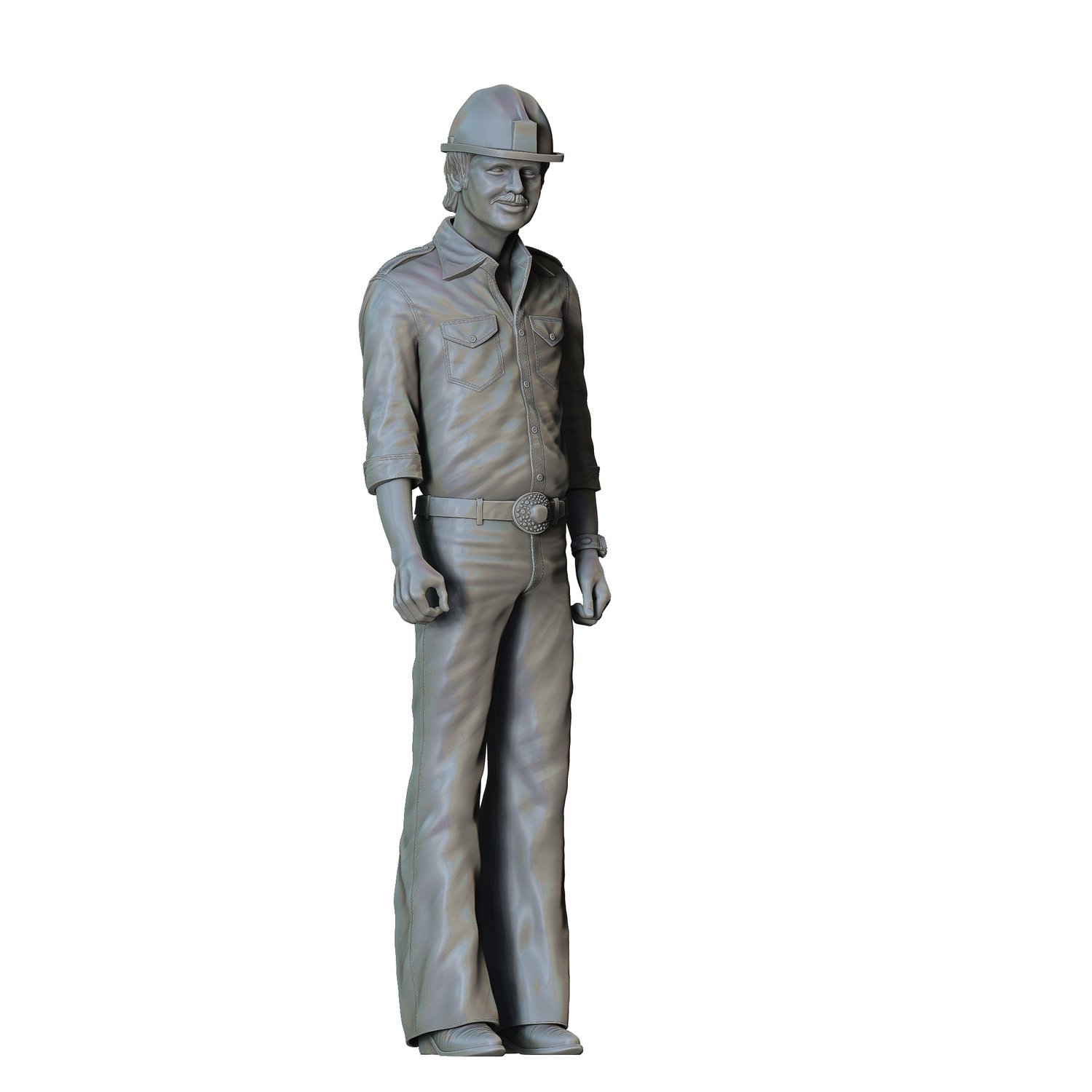 3dp Miniatures, N2 Burt Reynolds Smokey and the Bandit
