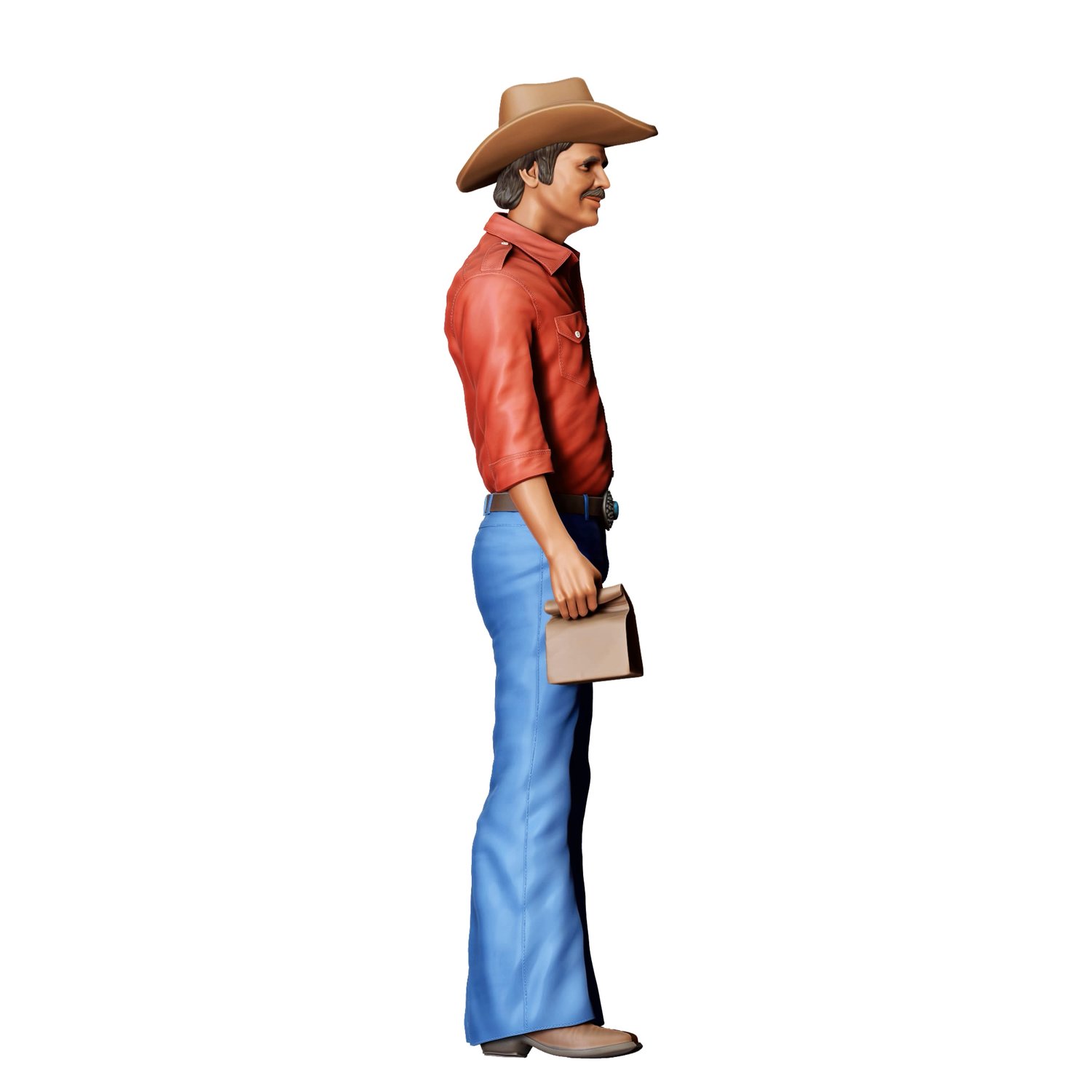 3dp Miniatures, N2 Burt Reynolds Smokey and the Bandit