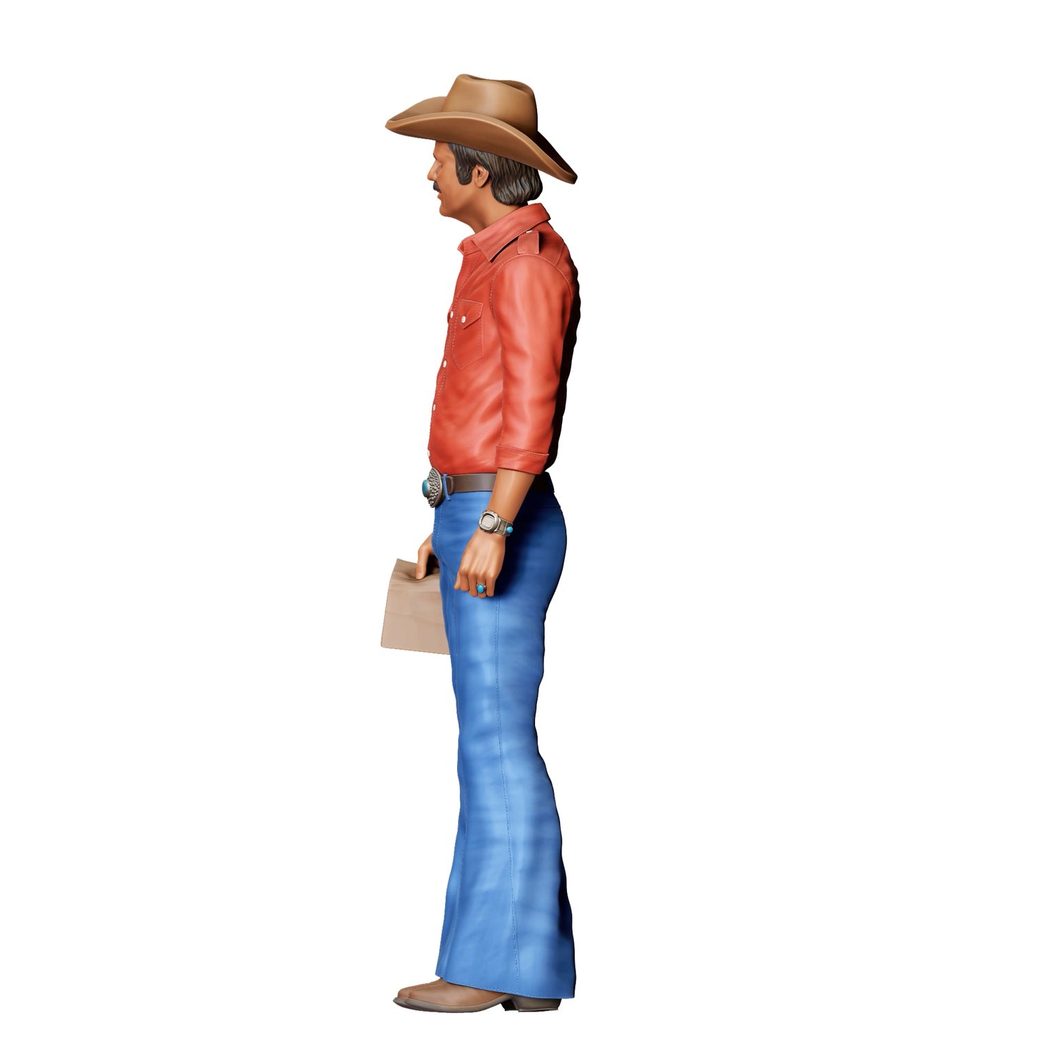 3dp Miniatures, N2 Burt Reynolds Smokey and the Bandit