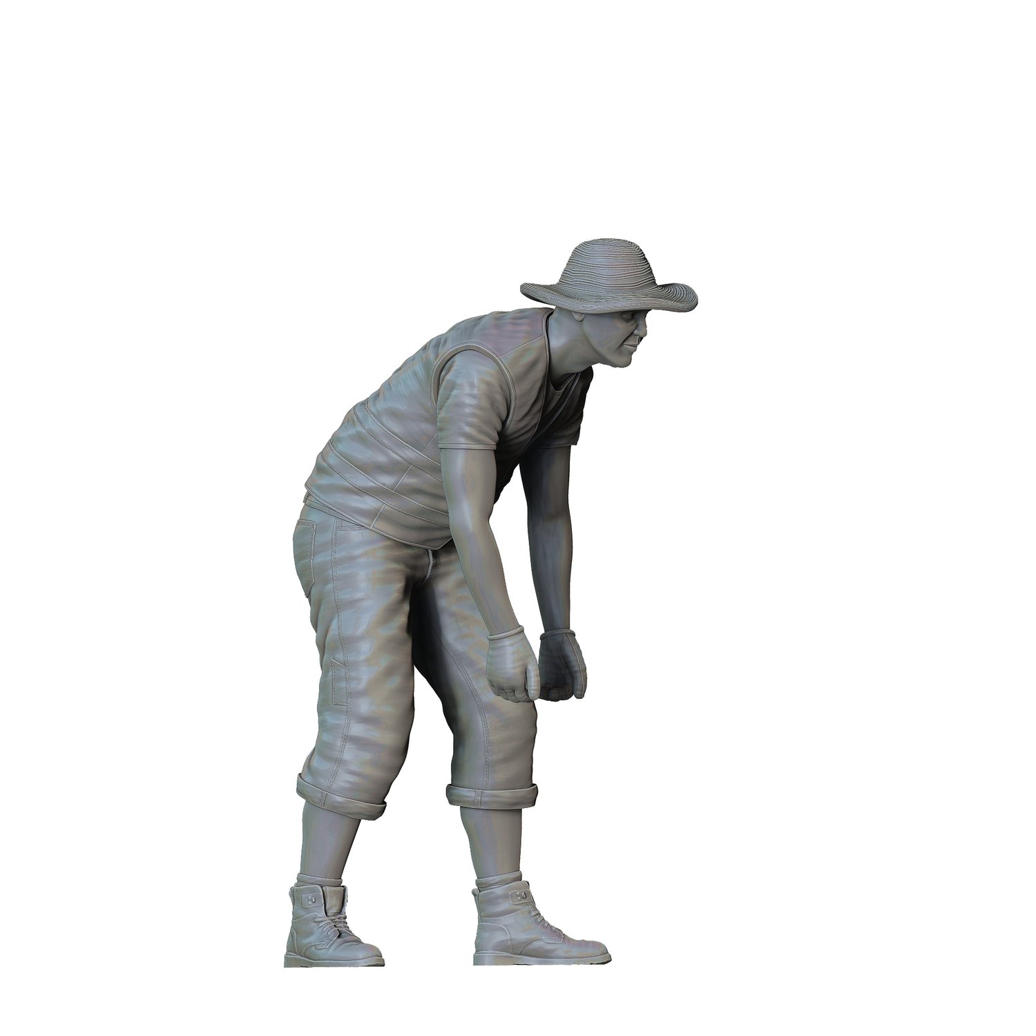3dp Miniatures, N6 Railway Track Worker