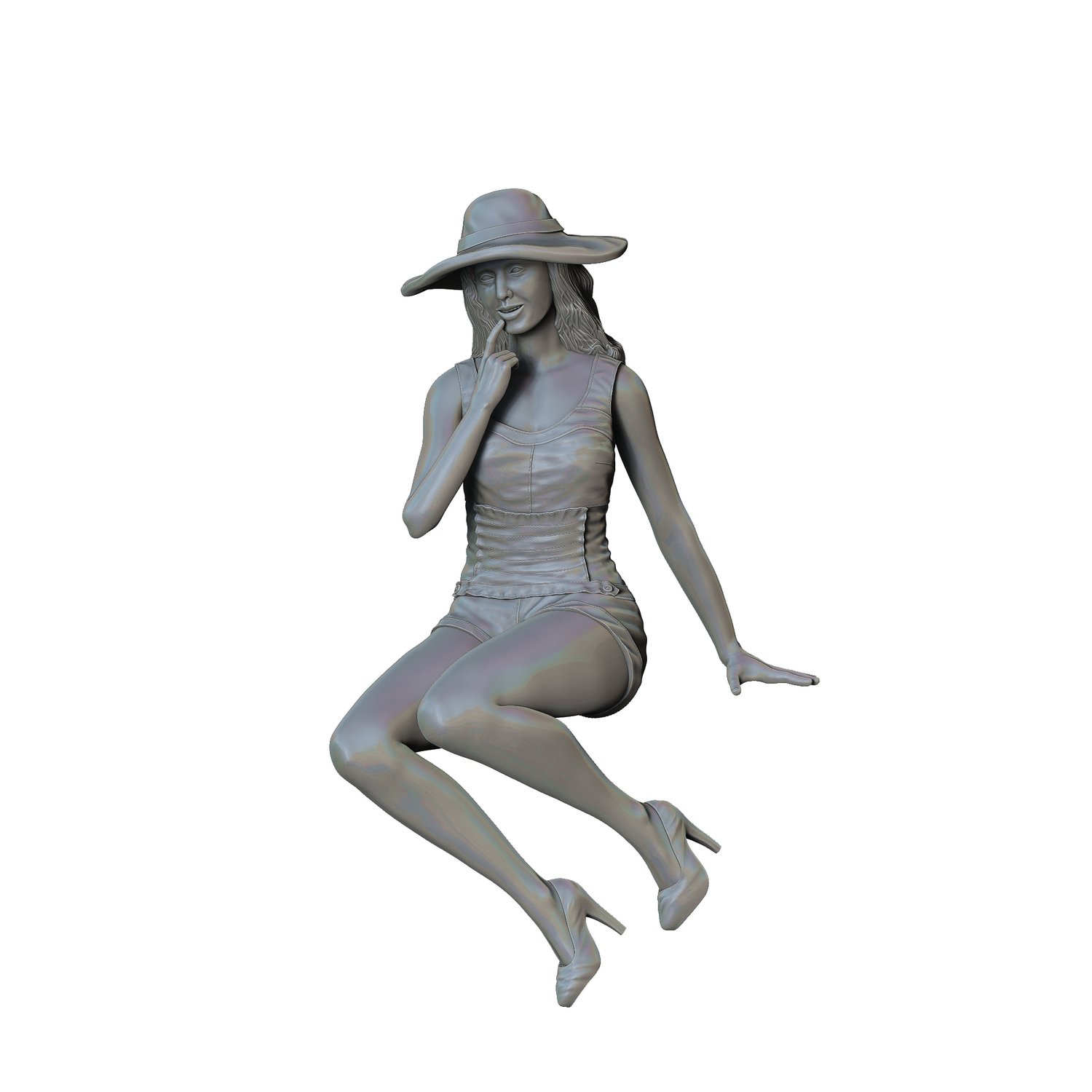 3dp Miniatures, N11 Pin-up girl