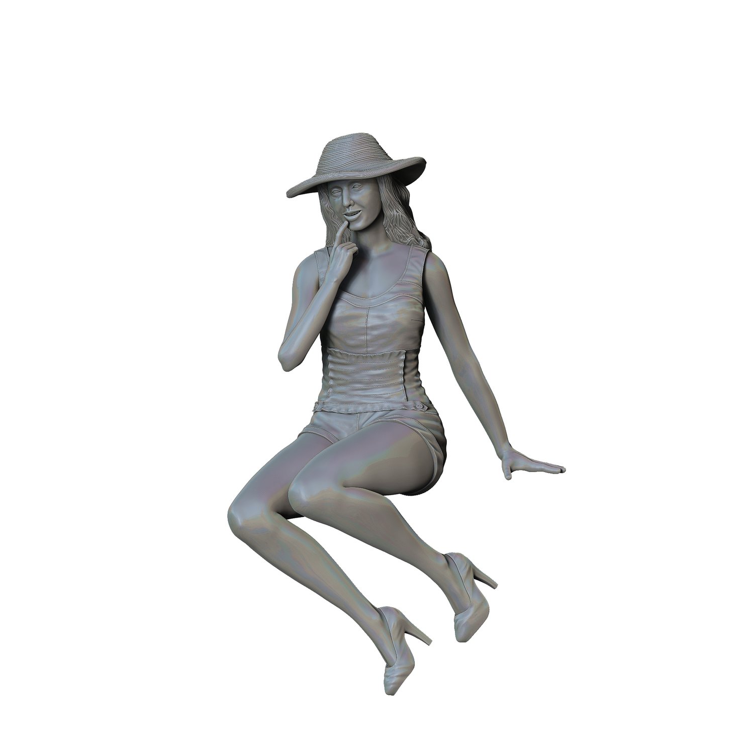 3dp Miniatures, N11 Pin-up girl