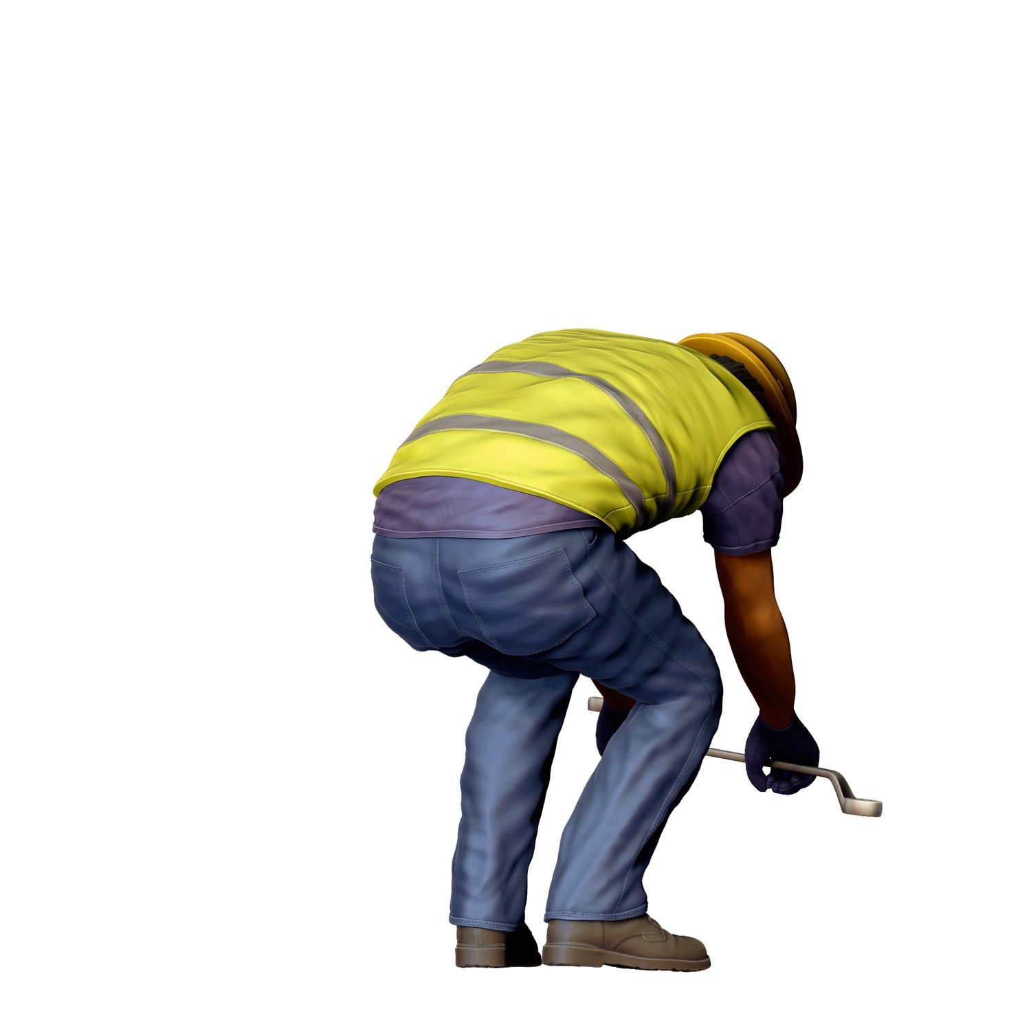3dp Miniatures, N7 Railway Track Worker