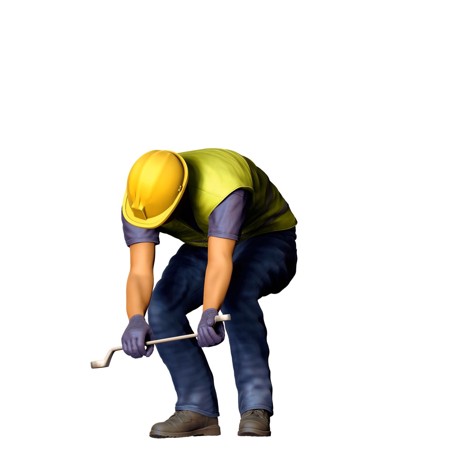 3dp Miniatures, N7 Railway Track Worker